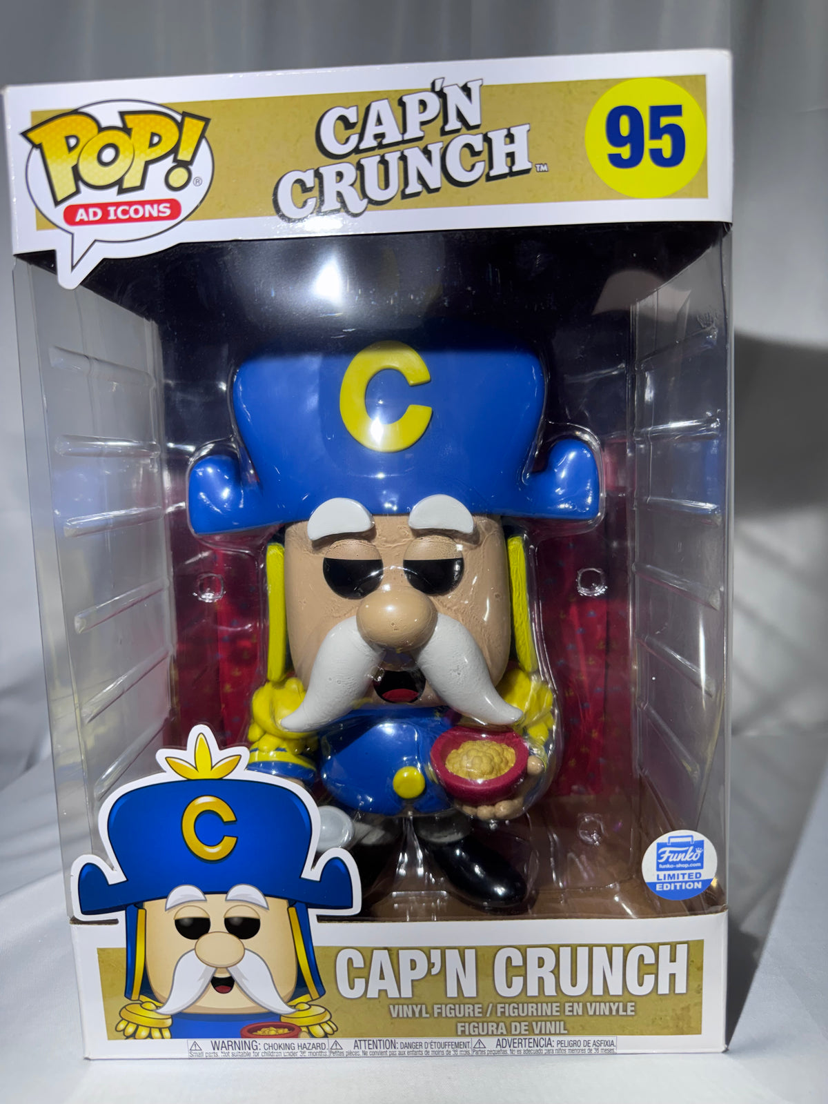 Funko Ad Icons Cap’n Crunch #95 – 10-Inch Jumbo Vinyl Figure – Funko Shop Exclusive