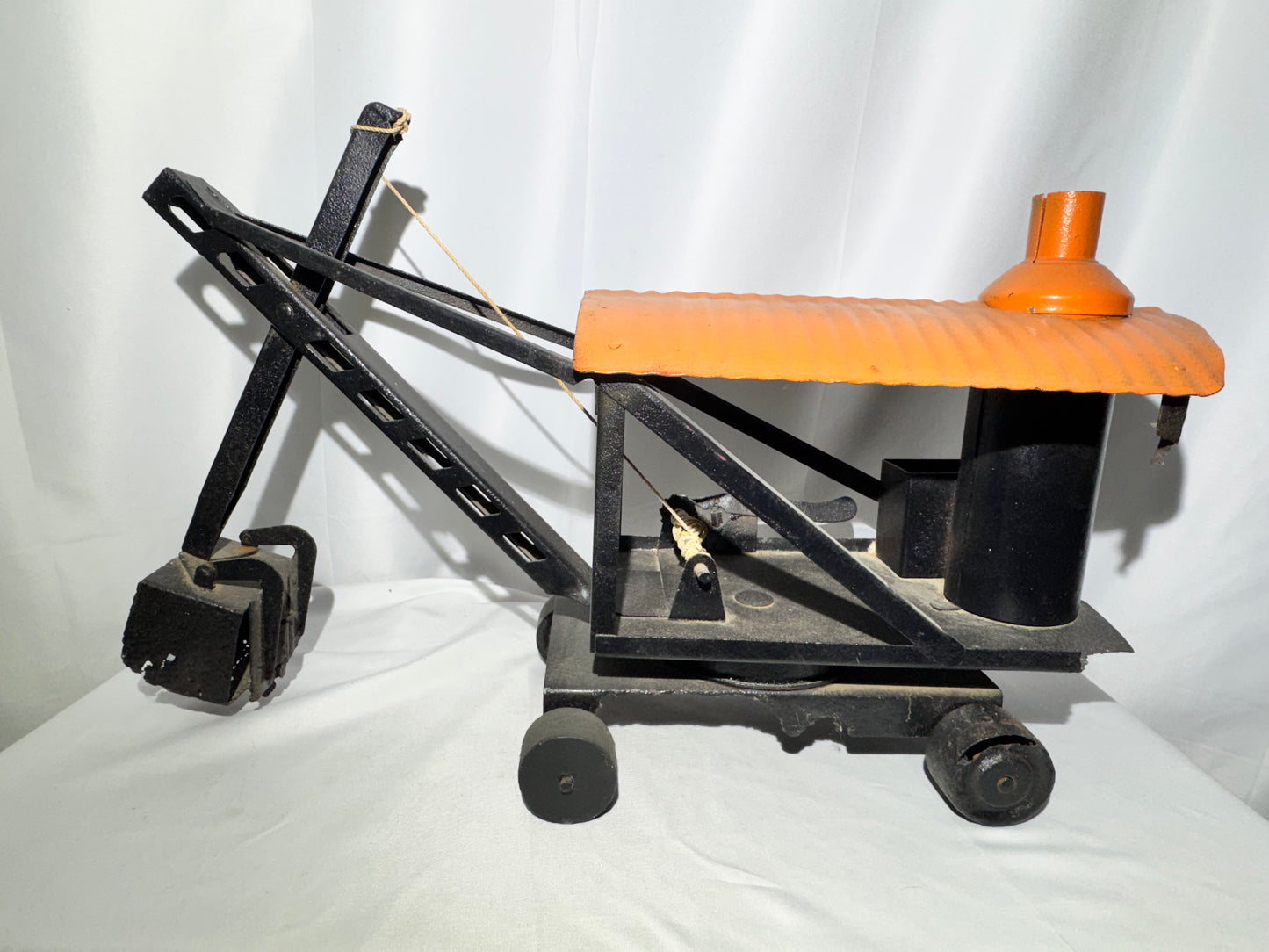 Antique Keystone Pressed Steel Toy Steam Shovel – Early 20th Century