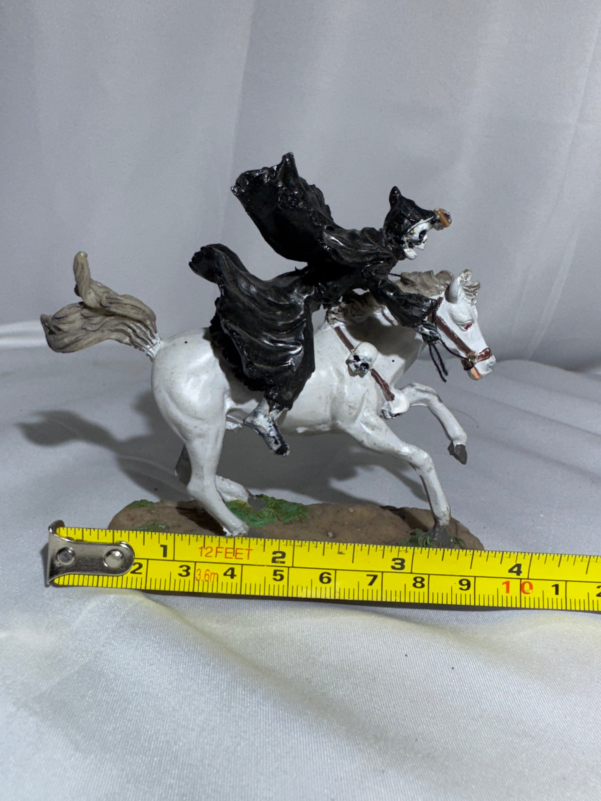 LEMAX Spooky Town Death on a Pale Horse #72379 – Retired Halloween Figurine – 2014