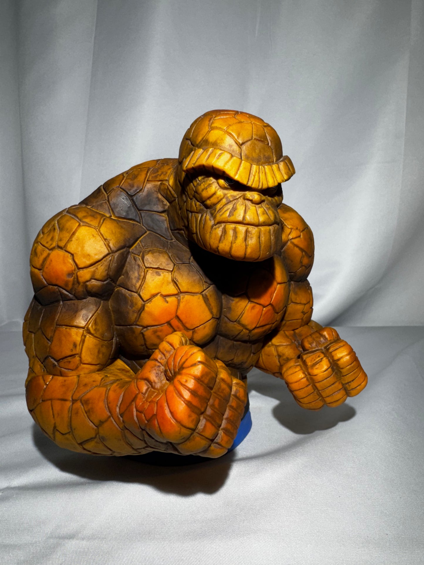 Vintage Marvel The Thing Bust Bank Monogram International Fantastic Four Coin Bank 6.5”