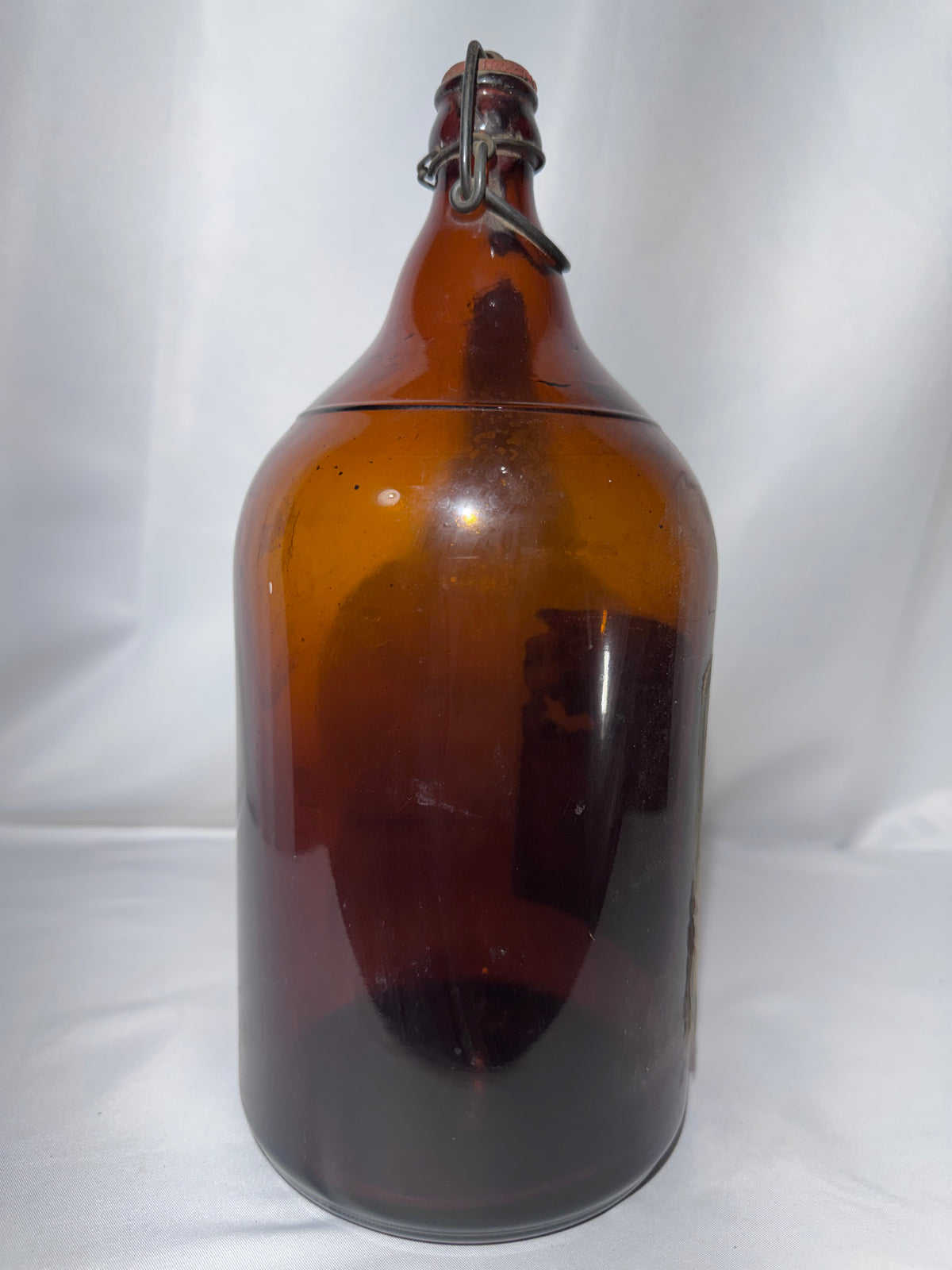 RARE 1934–1937 Sunset Brewing Co. Wallace Idaho 1/2 Gallon Amber Jug – Vintage Bottle – Fallout Crossover