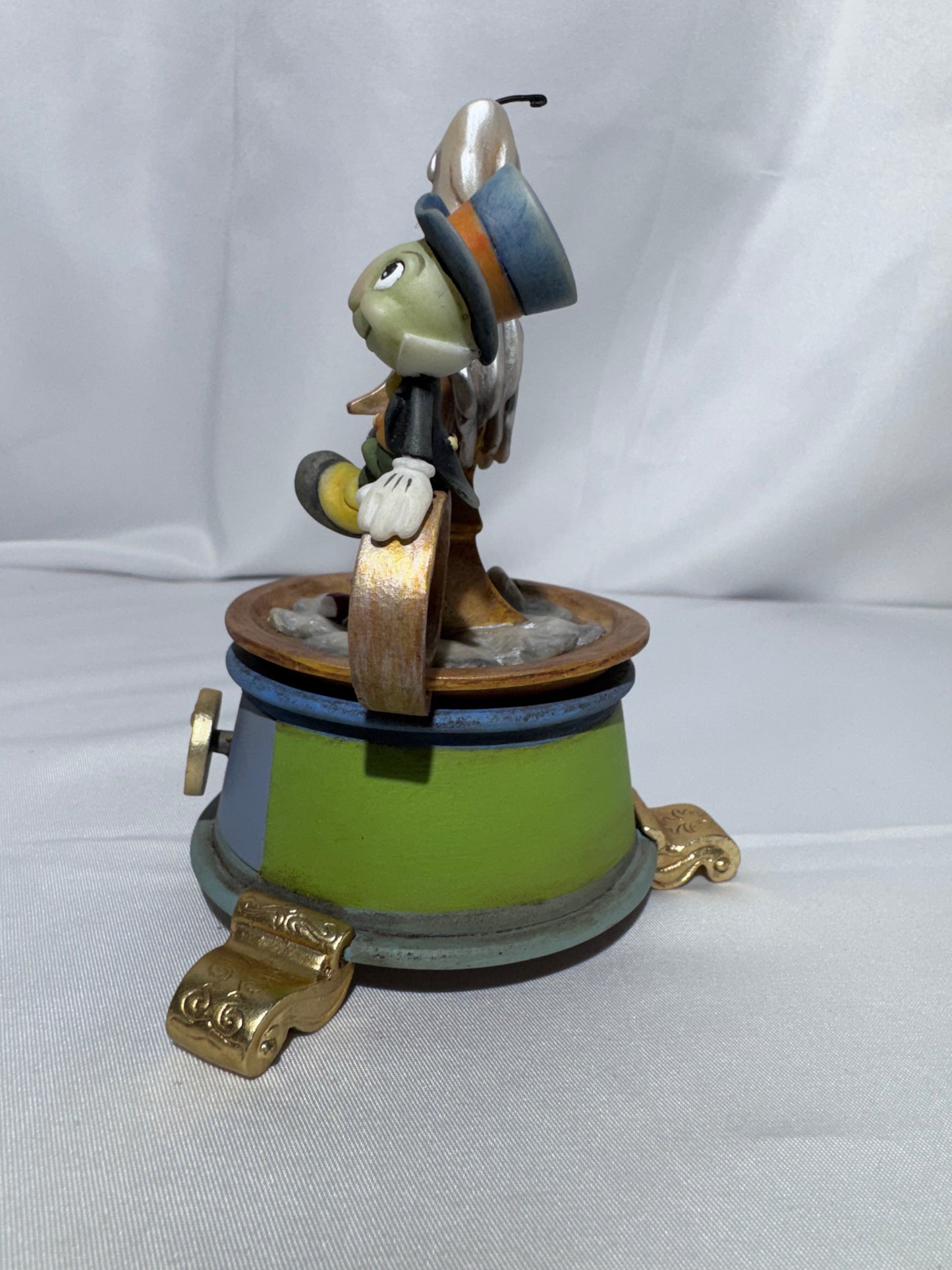 Disney Jiminy Cricket Animated Treasures Keepsake Box Pinocchio COA Coin RARE