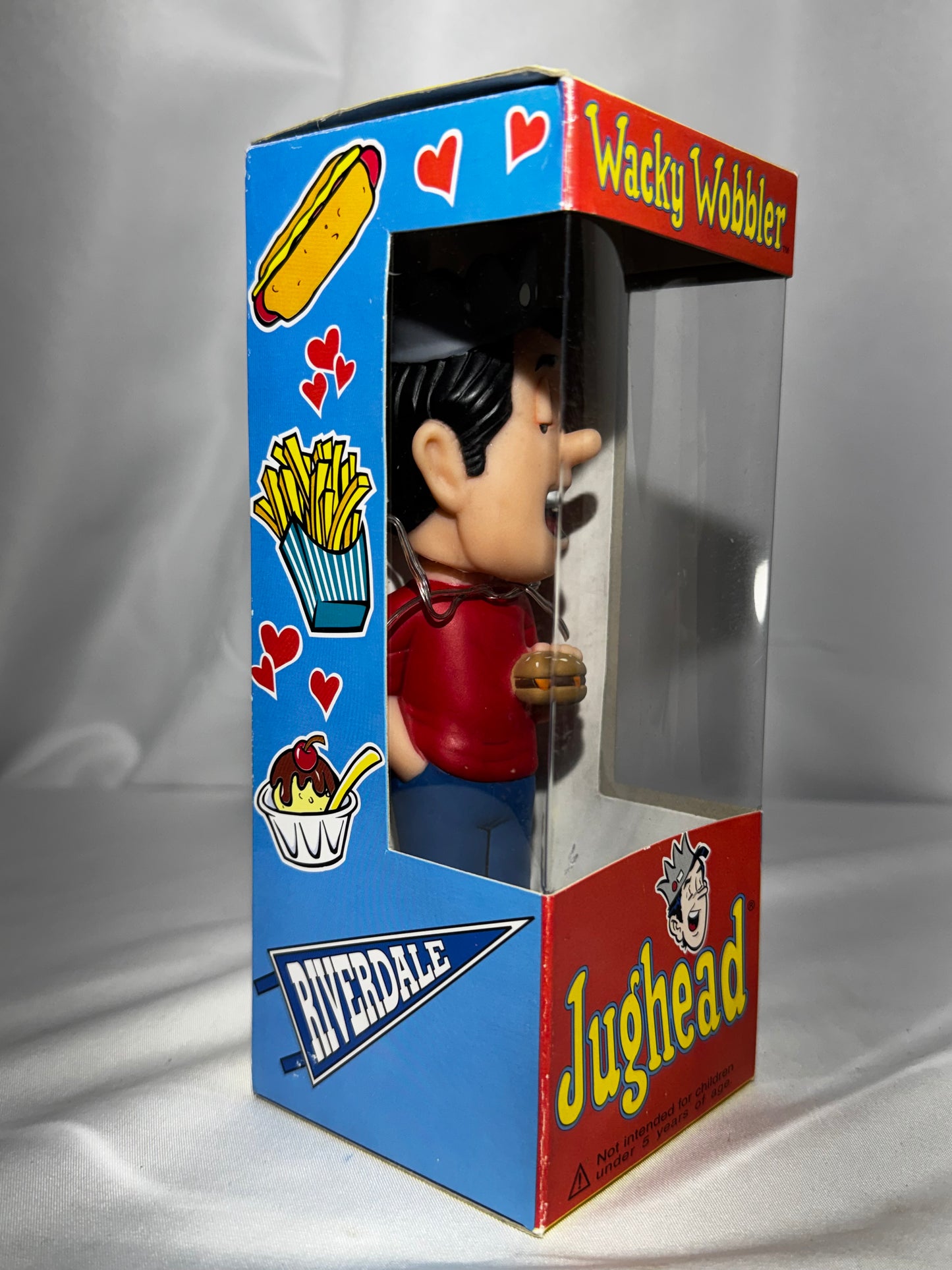 Funko Wacky Wobbler Jughead Jones Bobblehead – Archie Comics (2002) with Original Box