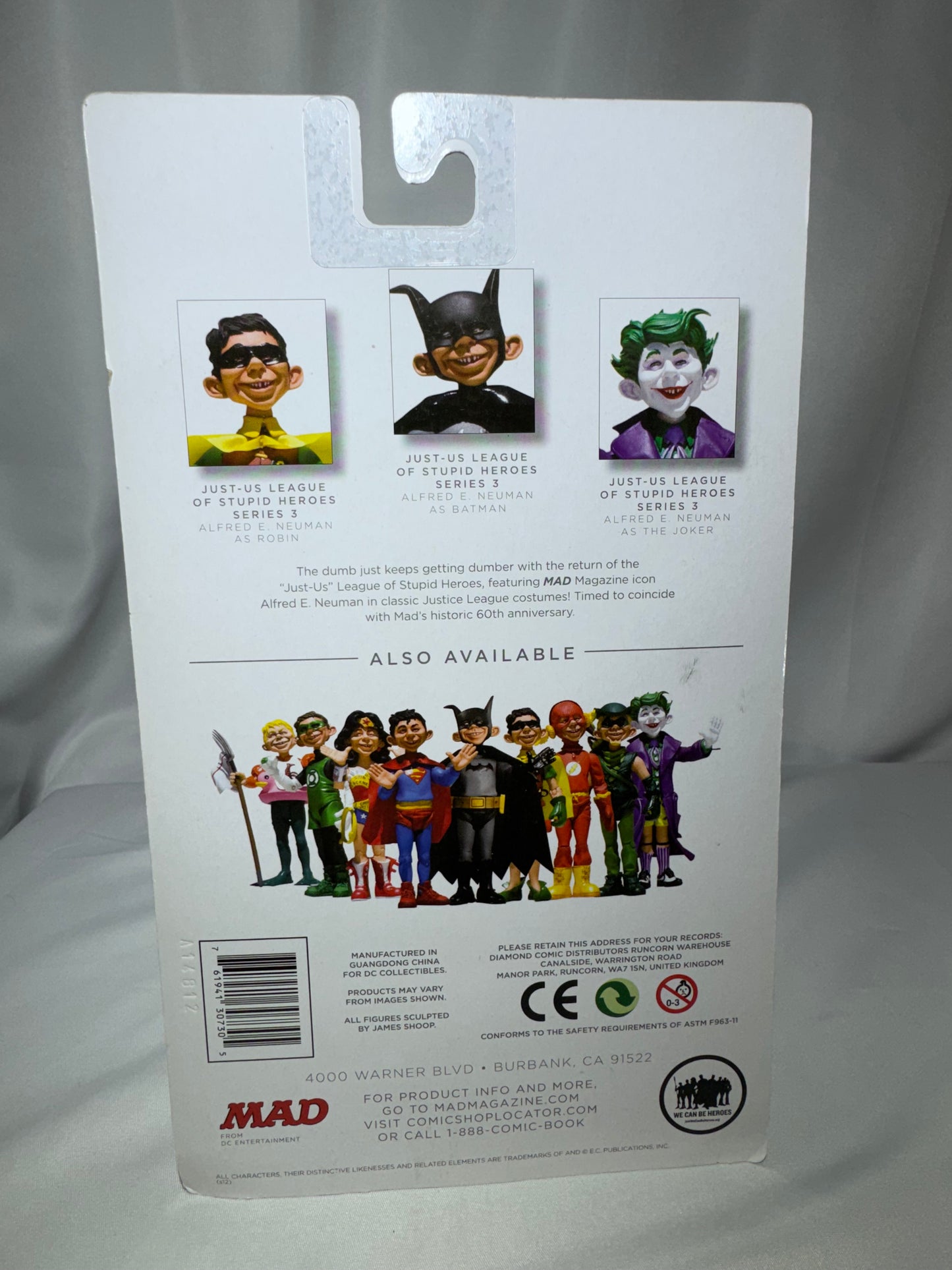 Alfred E. Neuman Batman Just-Us League Series 3 DC Collectibles Factory Sealed