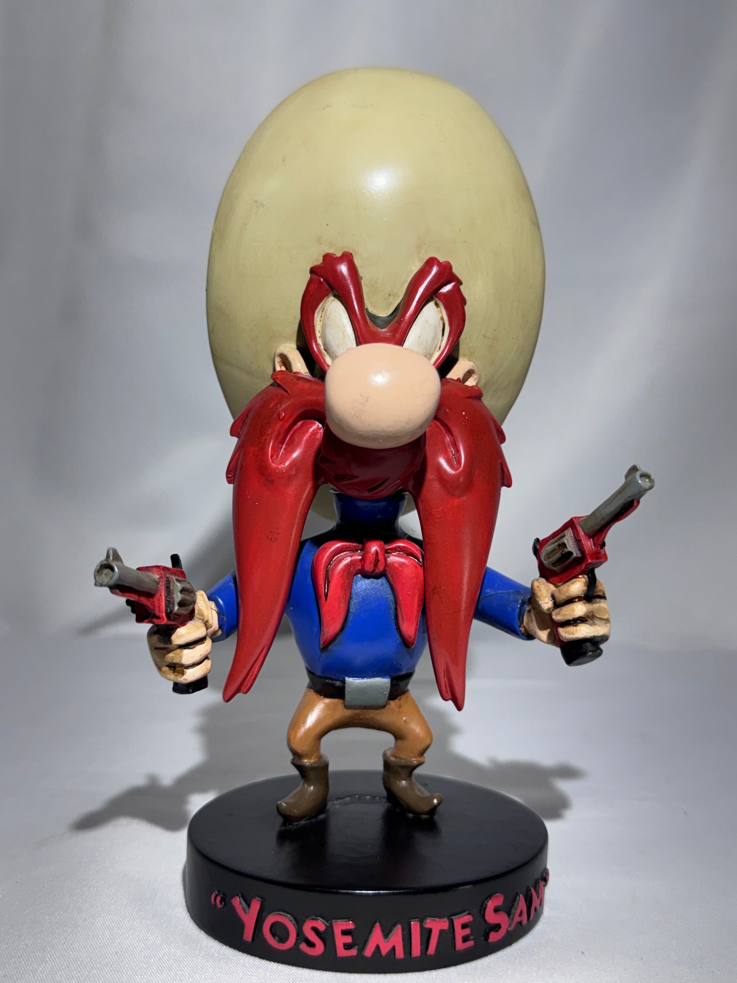 Vintage 1993 Warner Bros Yosemite Sam Bobblehead Looney Tunes Figure Rare-read