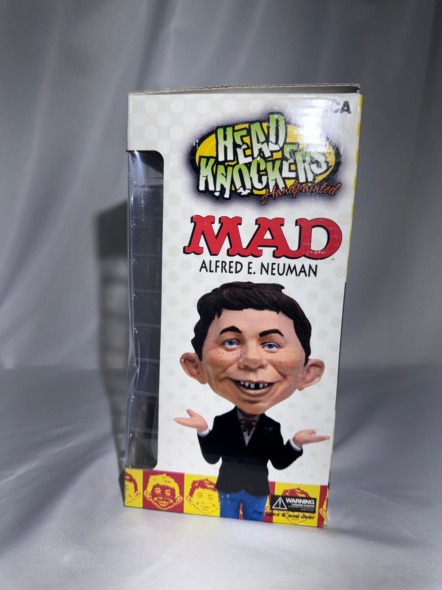 NECA MAD Magazine Alfred E. Neuman Head Knocker Bobblehead – Original Box