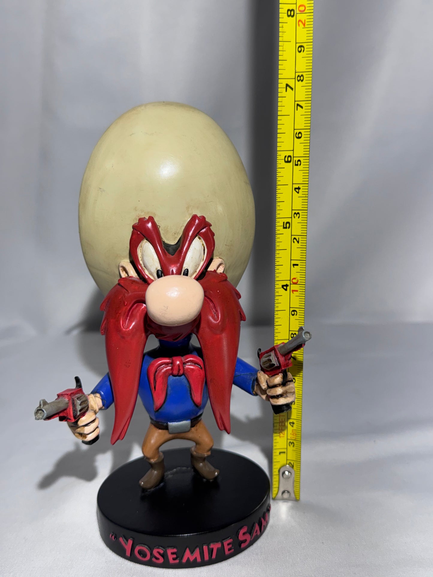 Vintage 1993 Warner Bros Yosemite Sam Bobblehead Looney Tunes Figure Rare-read