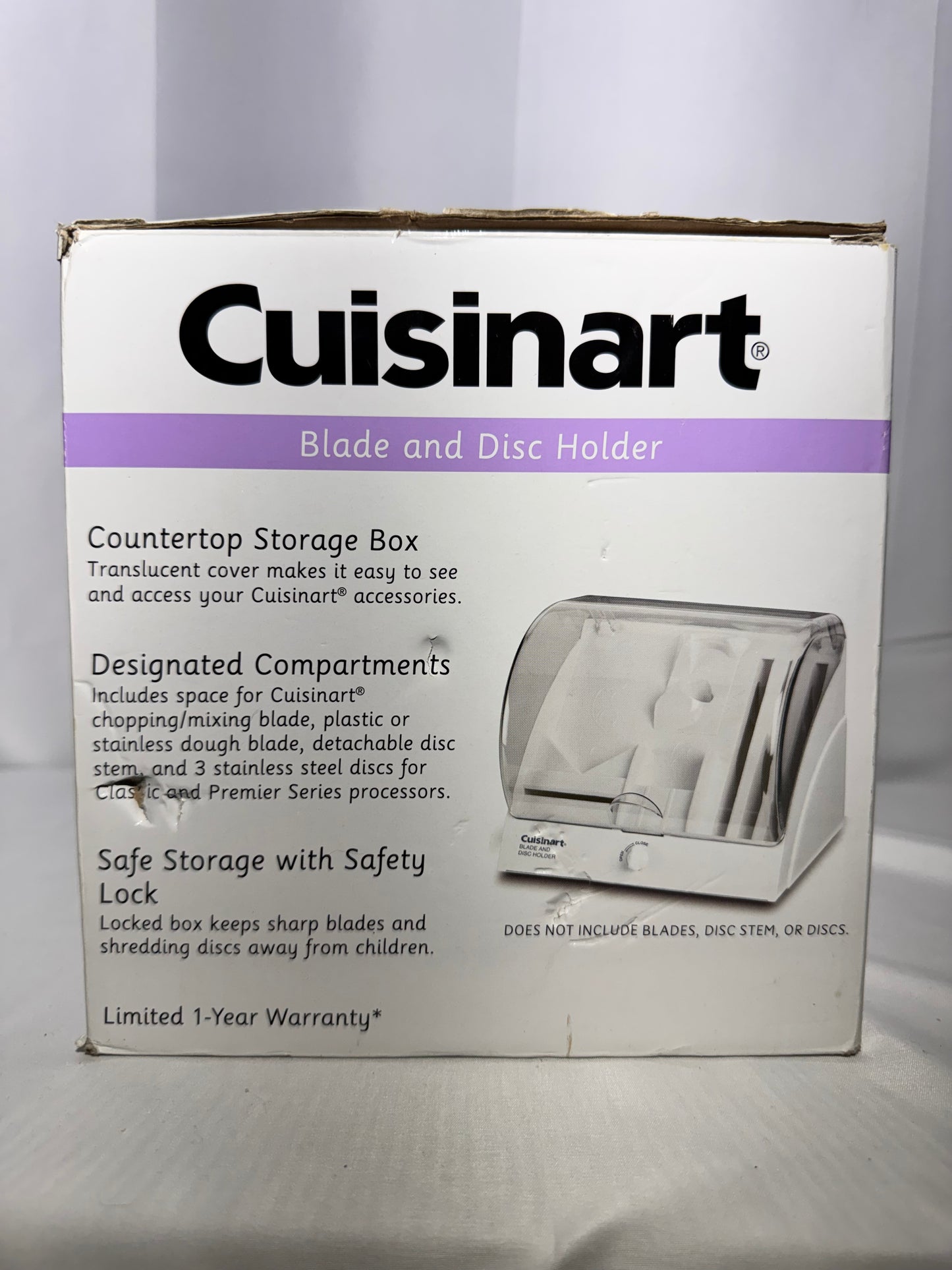 Cuisinart BDH-2 Blade & Disc Holder – With Original Box