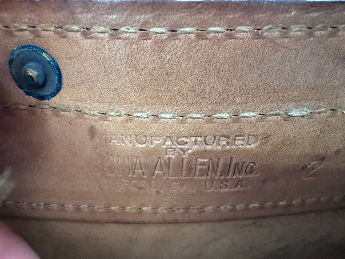 Vintage WWII-Era U.S. Mail Leather Postal Carrier / Messenger Bag – Heavy-Duty Leather – Bona Allen