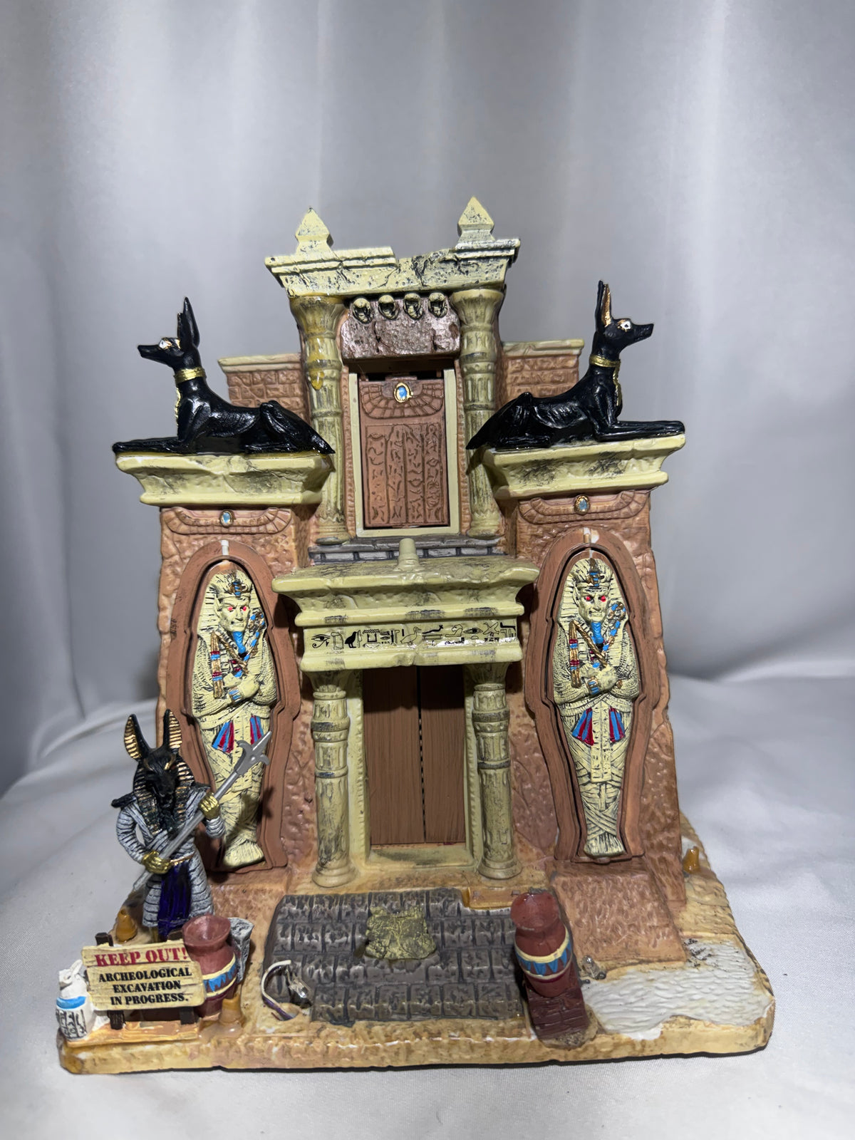 Lemax Spooky Town Cursed Tomb #75500 – Retired Halloween Village – FOR PARTS / AS-IS