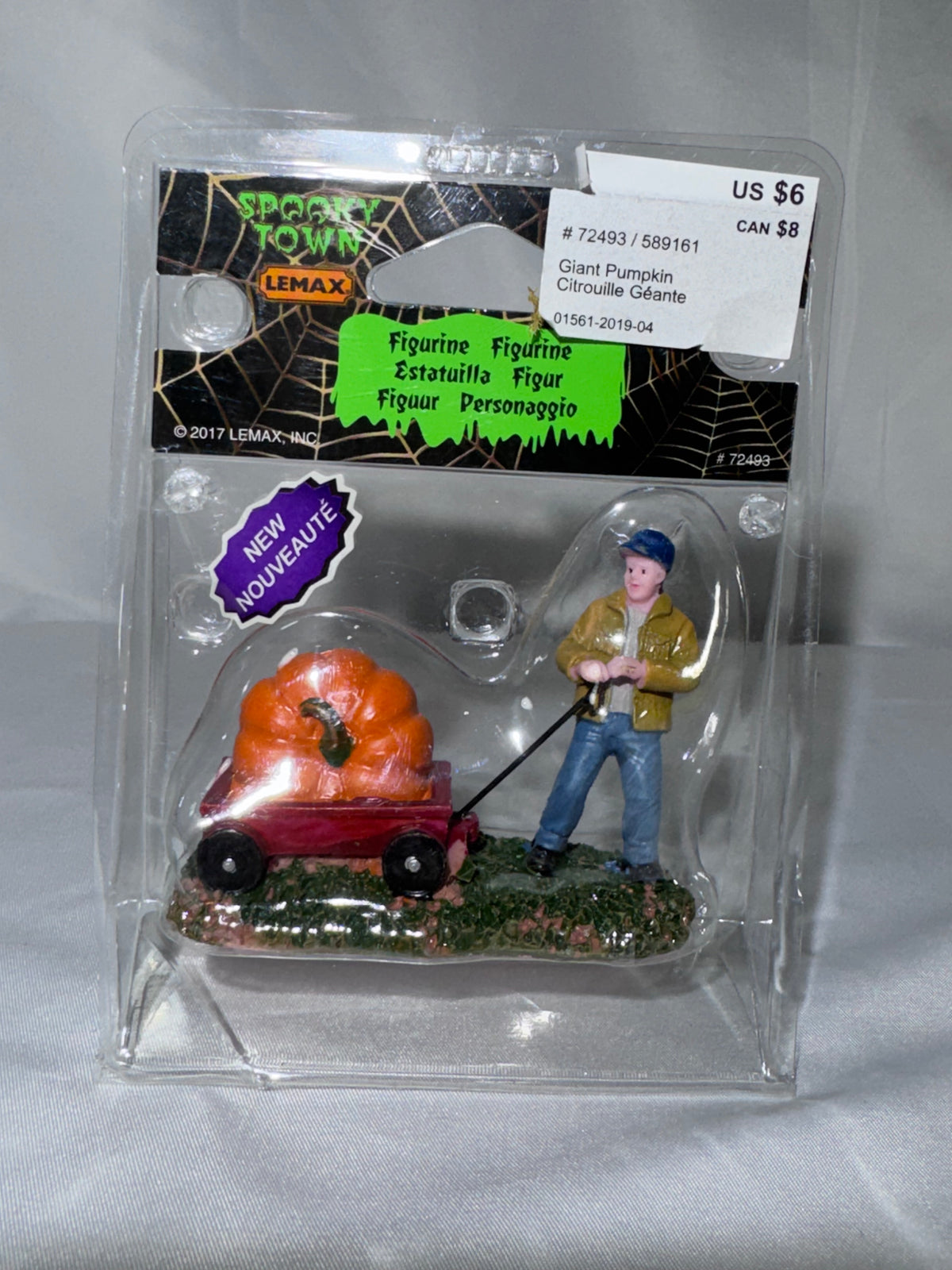 Lemax Spooky Town Giant Pumpkin #72493 – Retired – Unopened Package