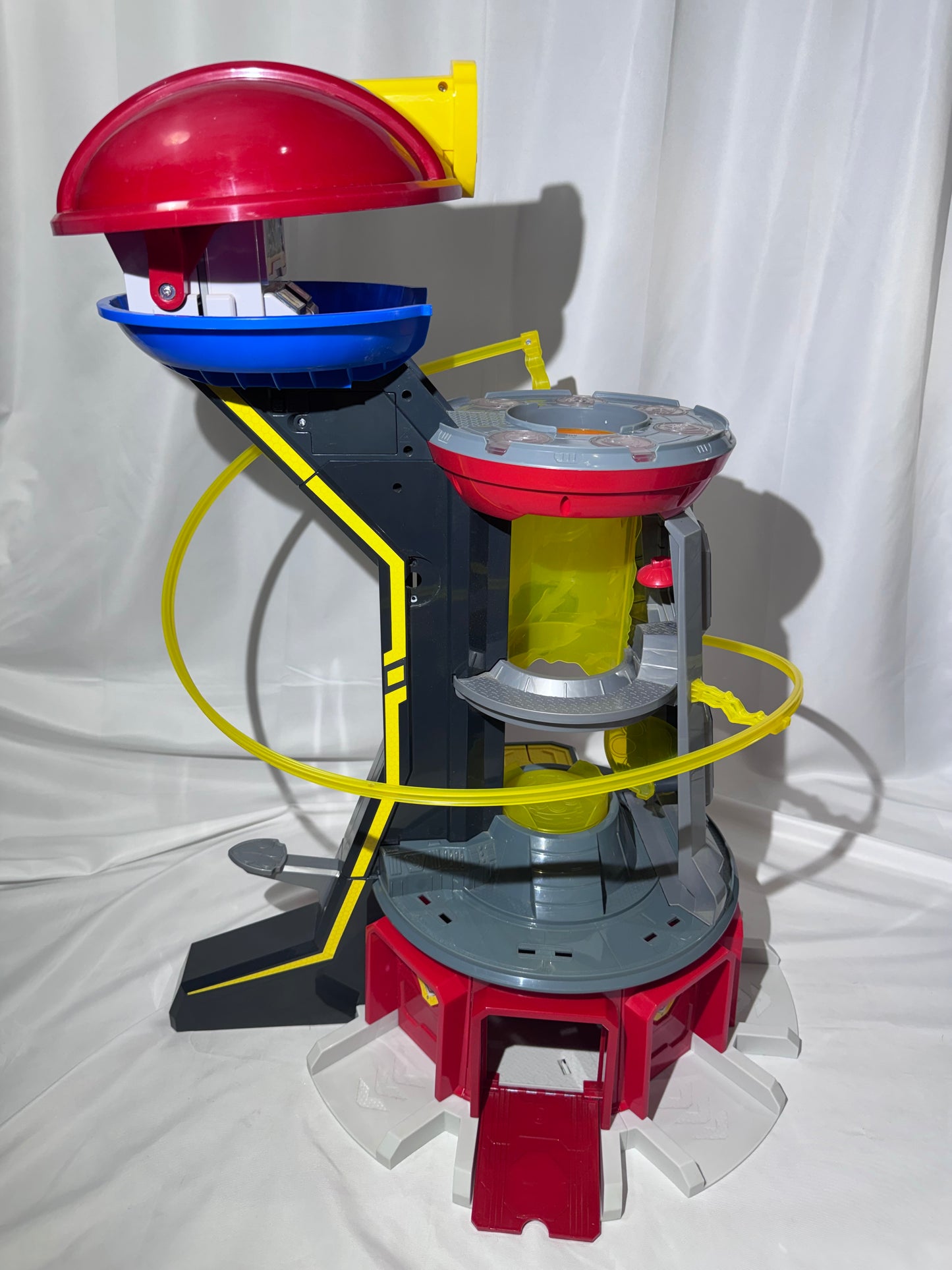 PAW Patrol Mighty Lookout Tower 2.75 FT Playset w/ Zipline Elevator Telescope + Pups Vehicles