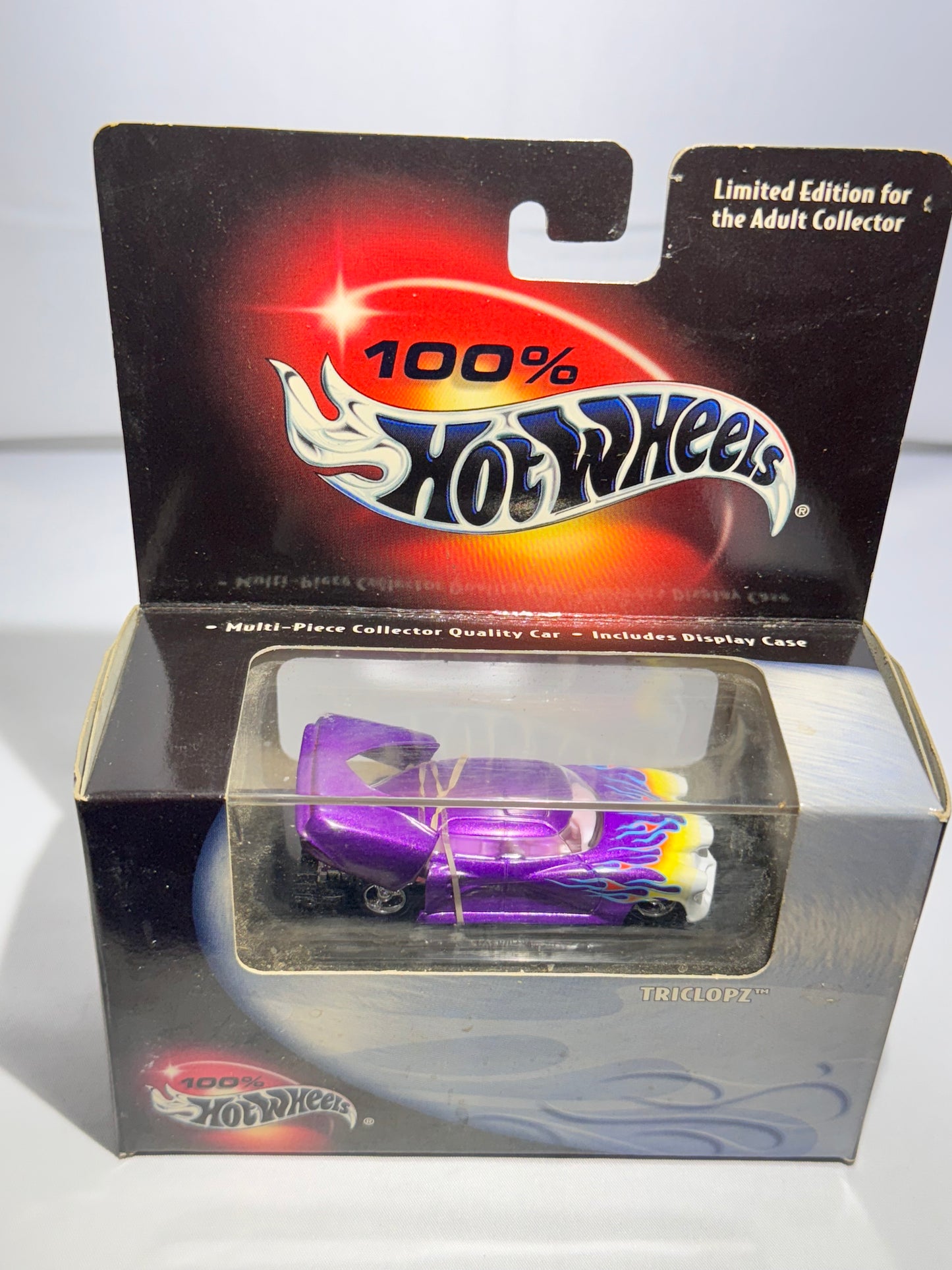 Hot Wheels Triclopz – Purple with Flame Accents Limited Edition Diecast (Mattel)