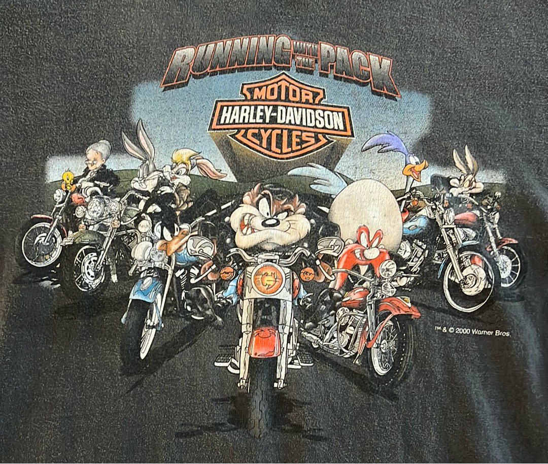 Running with the pack, Harley Davidson T-shirt