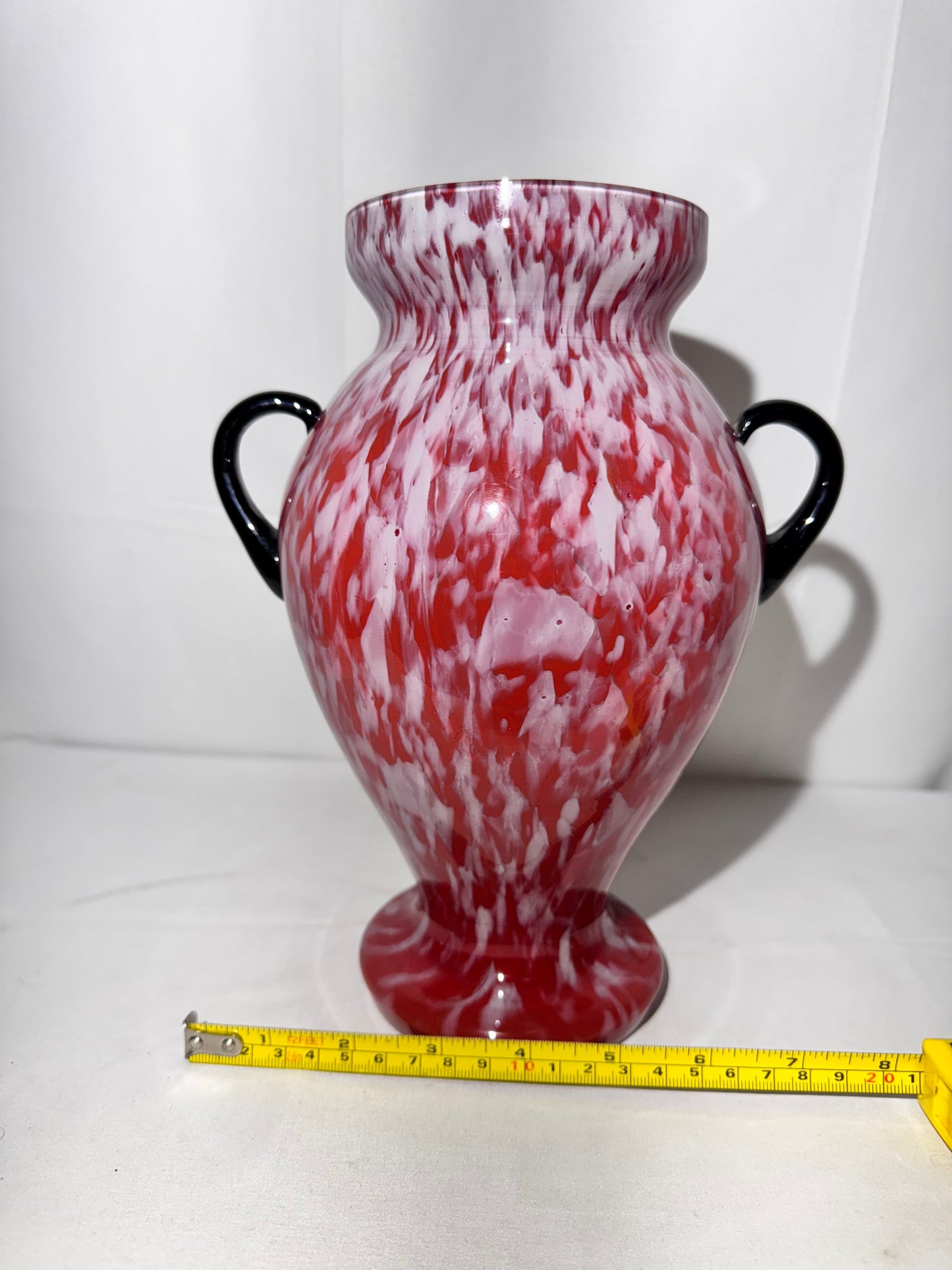 Vintage Franz Welz Czech Art Deco Hand Blown Glass Vase