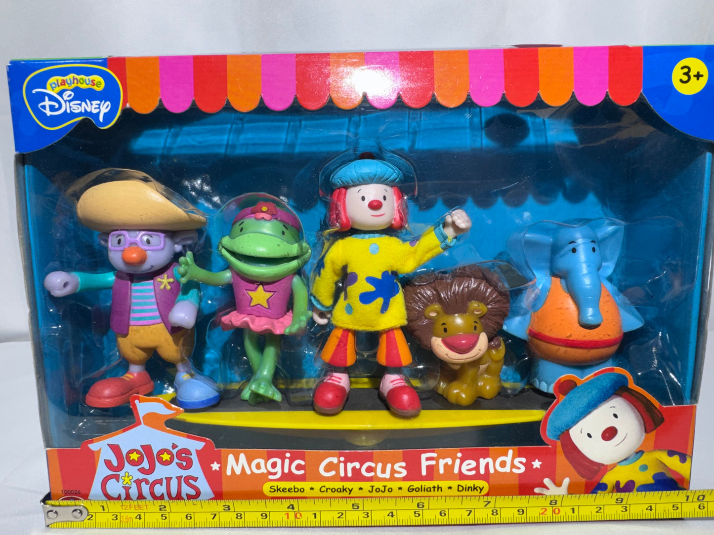 Playhouse Disney JoJo’s Circus Magic Circus Friends Figure Set 2005 Pop Rocket NIB
