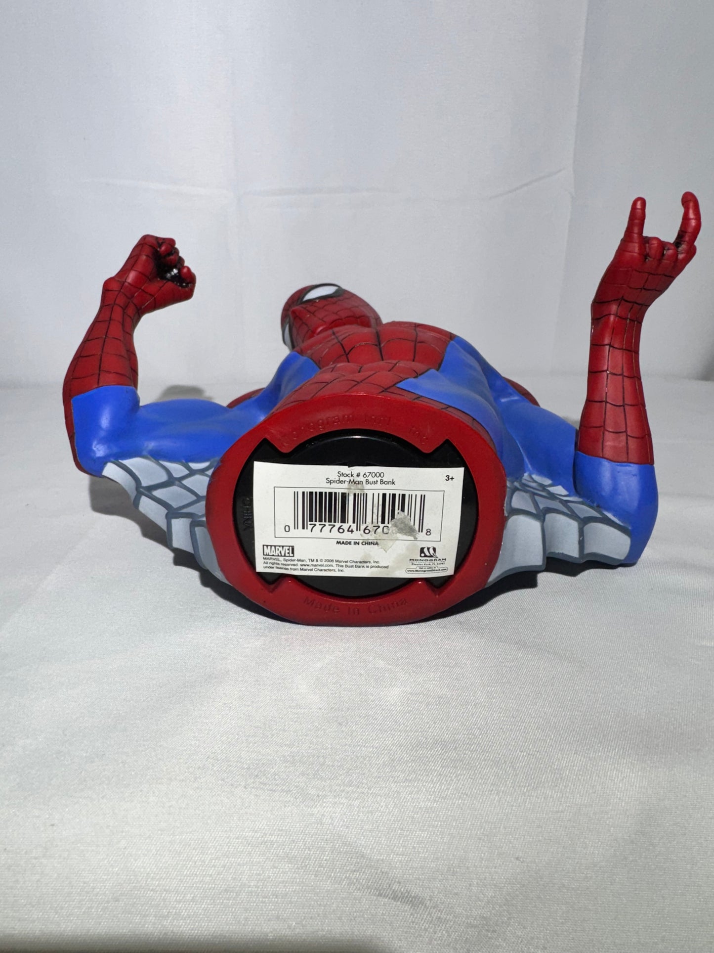 Spider-Man Bust Bank – Stock #67000 – Marvel 2006