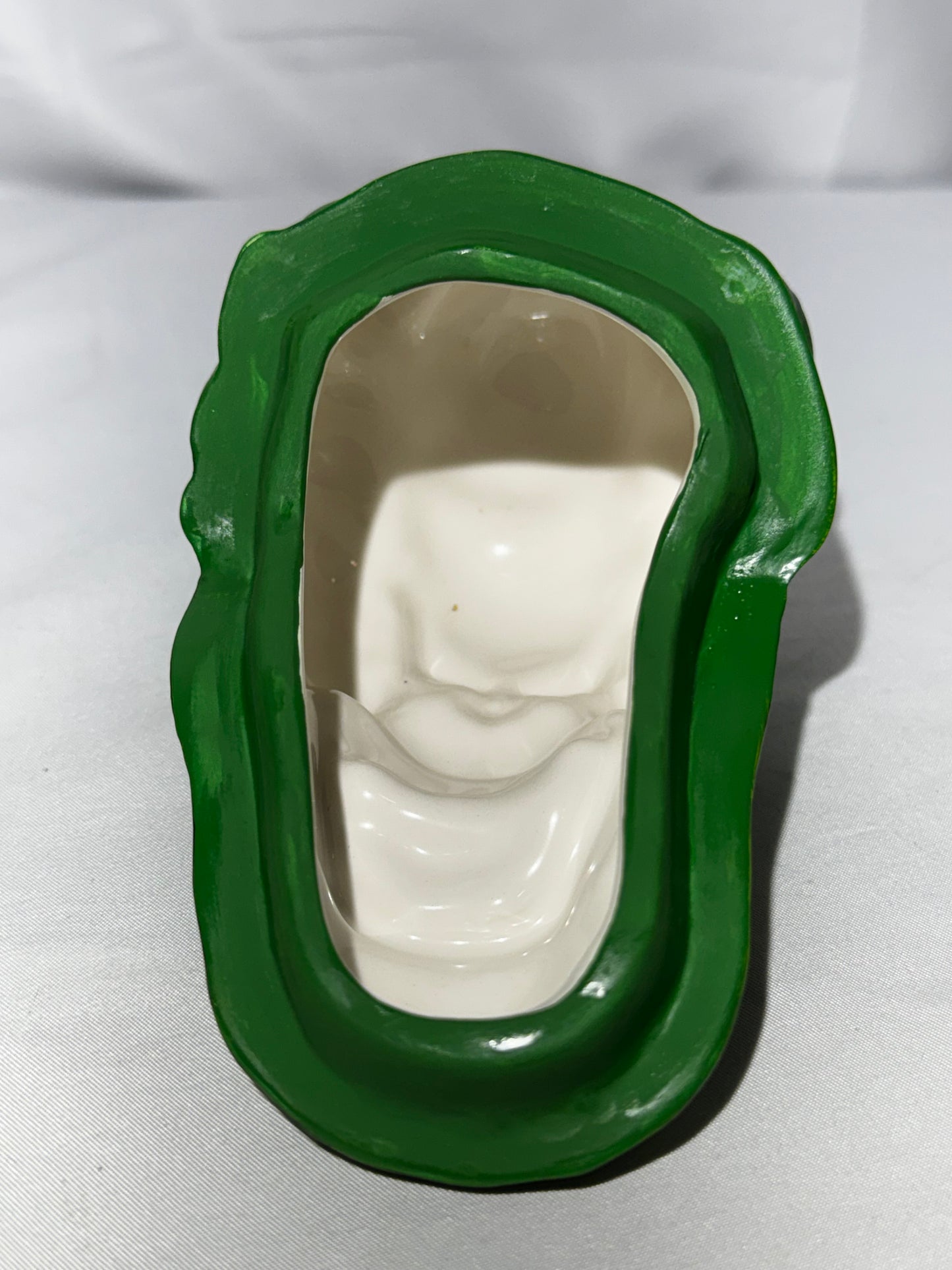 Rare Vintage Ghostbusters Slimer Ceramic Cookie Jar 9” Hand Painted No Box