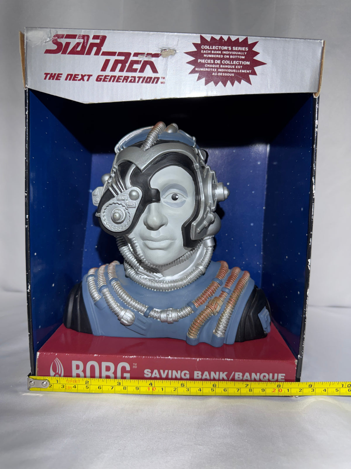 Vintage 1994 Star Trek: The Next Generation Borg Saving Bank – Thinkway Toys