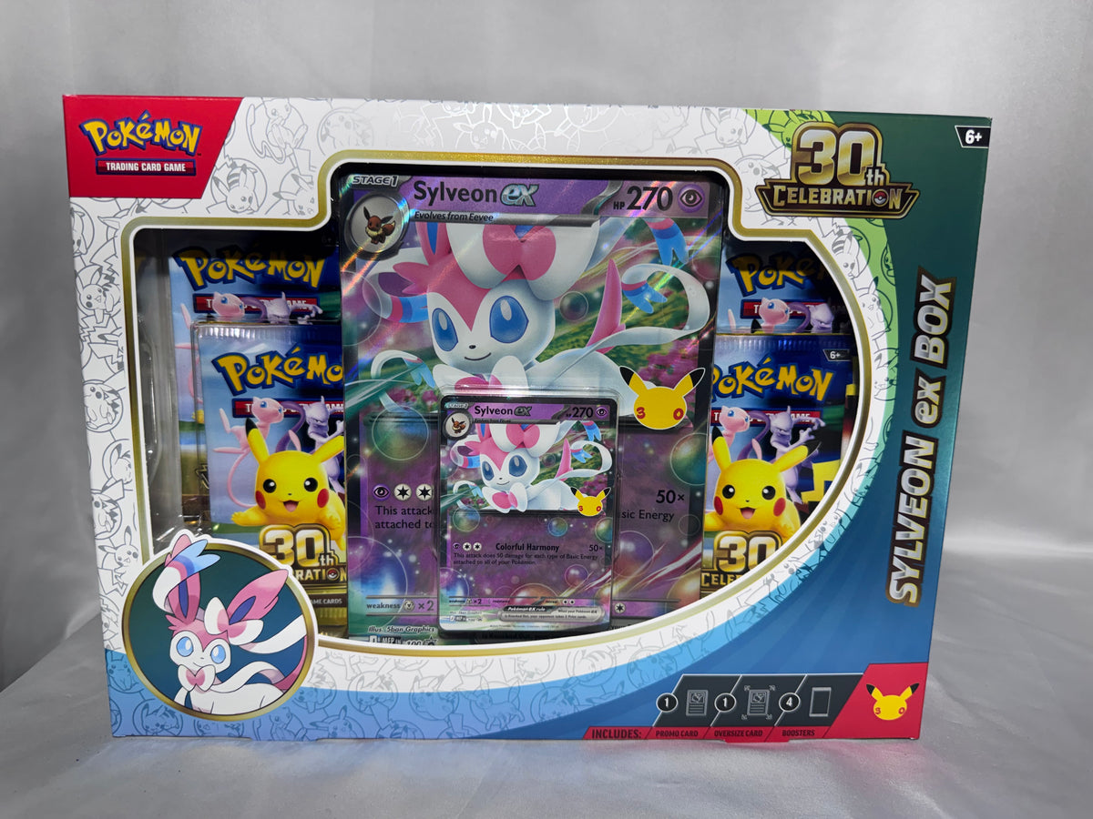 Pokémon TCG – 30th Celebration Sylveon ex Box – Factory Sealed