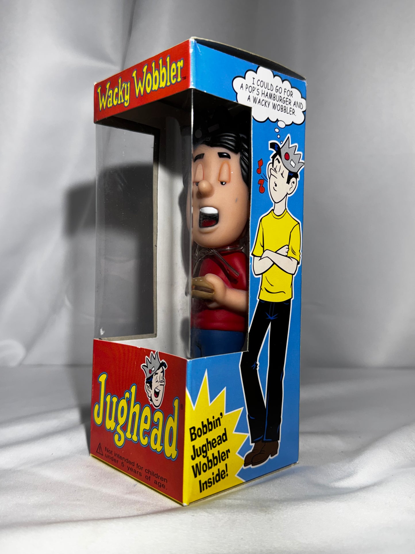 Funko Wacky Wobbler Jughead Jones Bobblehead – Archie Comics (2002) with Original Box