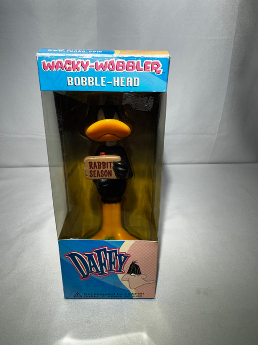 Funko Wacky Wobbler Daffy Duck Bobble Head Rabbit Season Looney Tunes WB w/ Box