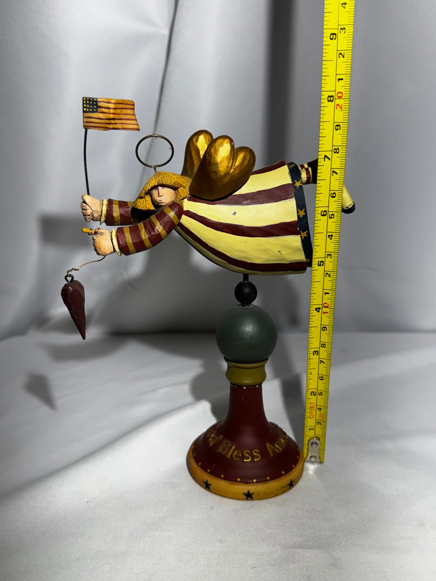 Williraye Studio “Libby Liberty” (WW1332) Retired Patriotic Angel Figurine