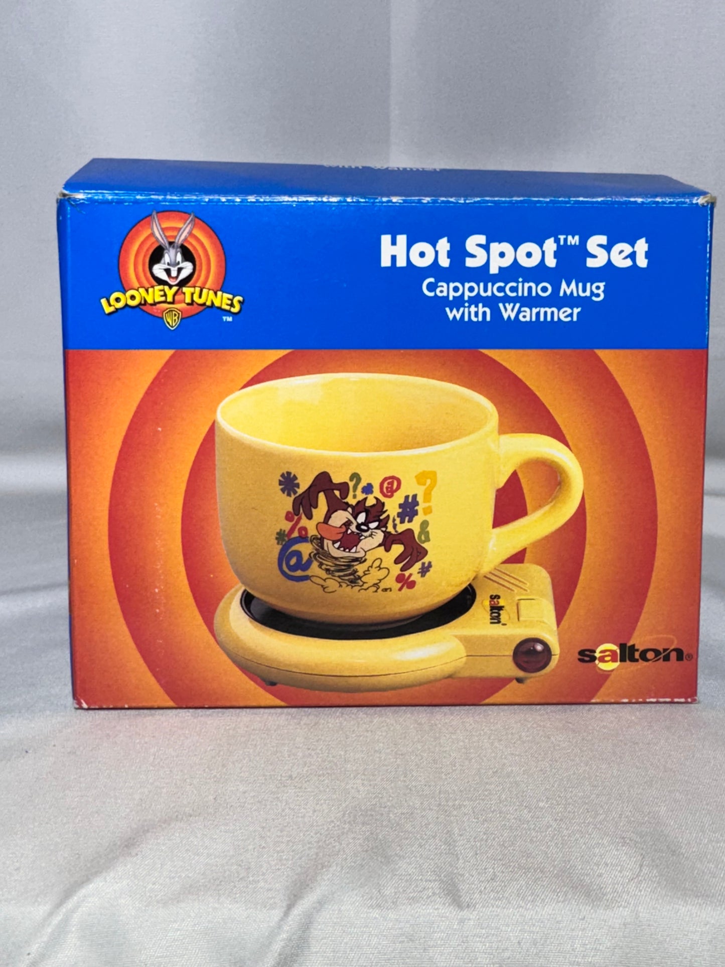 Warner Bros. Hot Spot Cappuccino Mug & Warmer Set – 1999 – Original Box