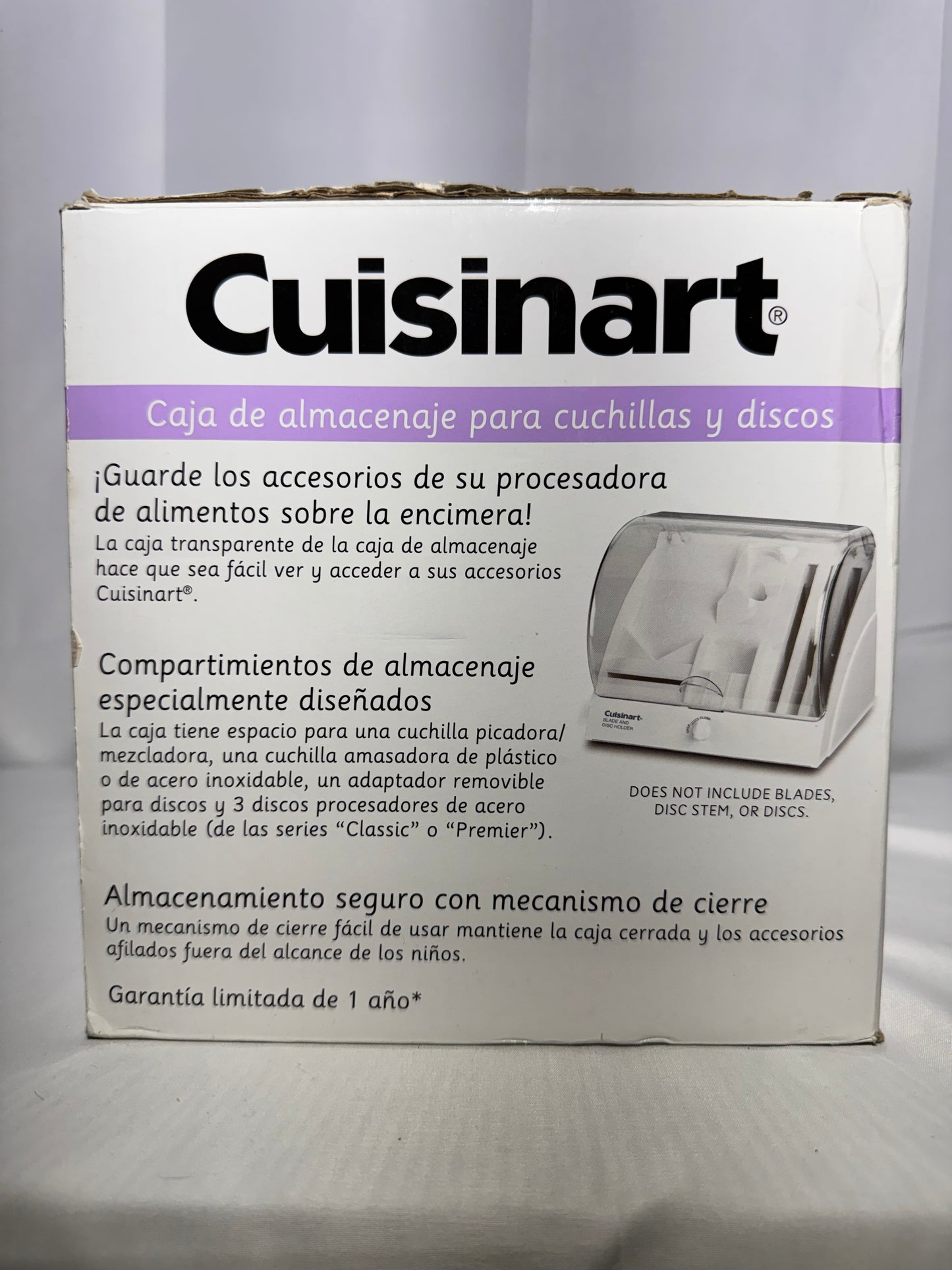 Cuisinart BDH-2 Blade & Disc Holder – With Original Box