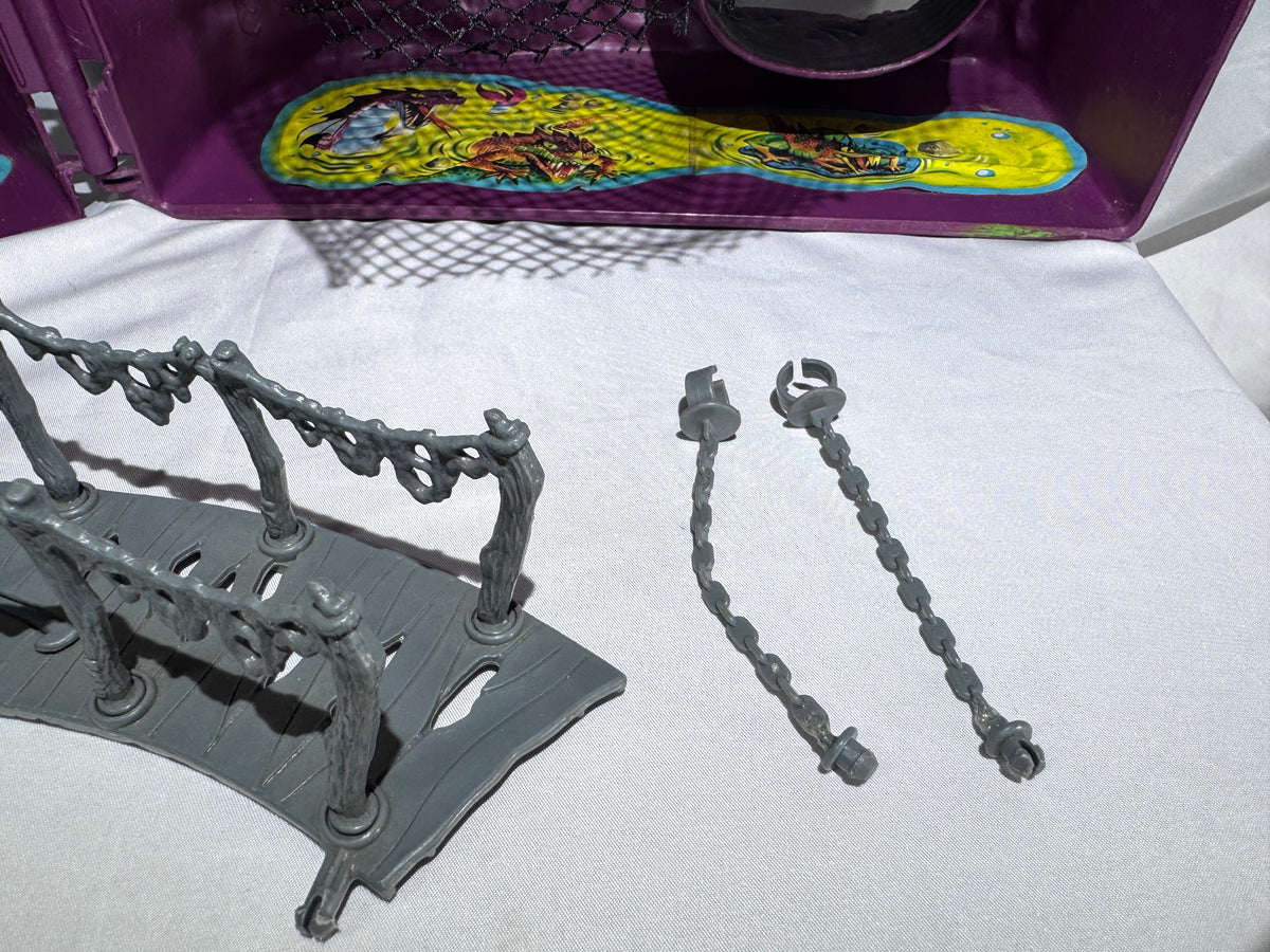 Vintage 1983/84 Mattel Masters of the Universe Snake Mountain Playset – Skeletor’s Lair Complete
