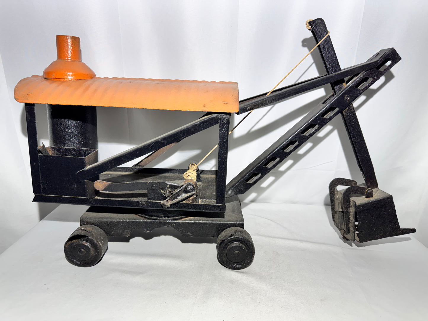 Antique Keystone Pressed Steel Toy Steam Shovel – Early 20th Century