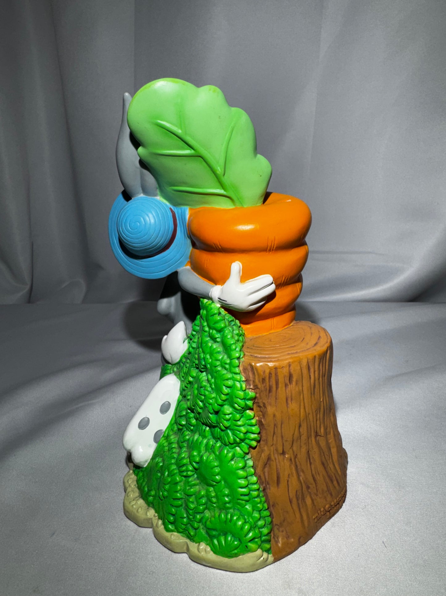 1998 Warner Bros Bugs Bunny Coin Bank Ceramic w/ Stopper Vintage Looney Tunes Carrot