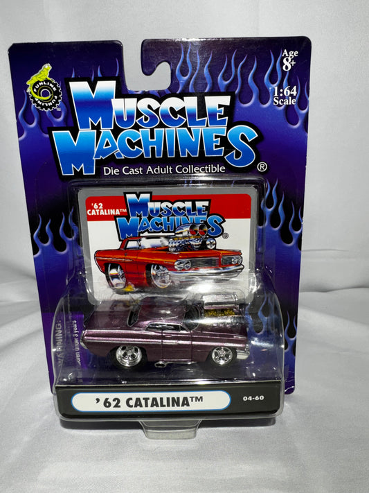 Muscle Machines 1:64 Scale ’62 Catalina Diecast – 04-60 Car