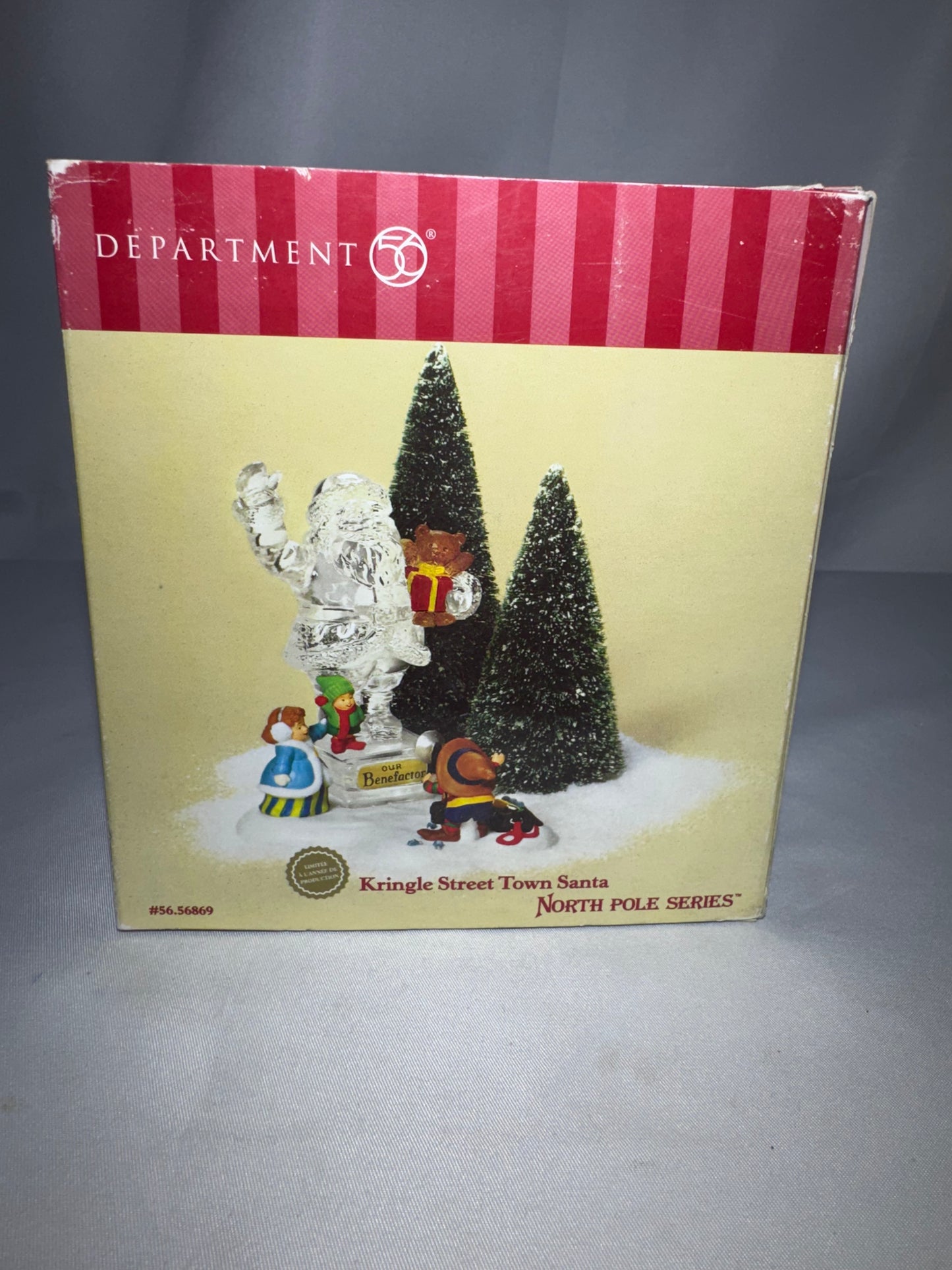 Department 56 North Pole Village Kringle Street Town Santa #56.56869 Retired w/ Box