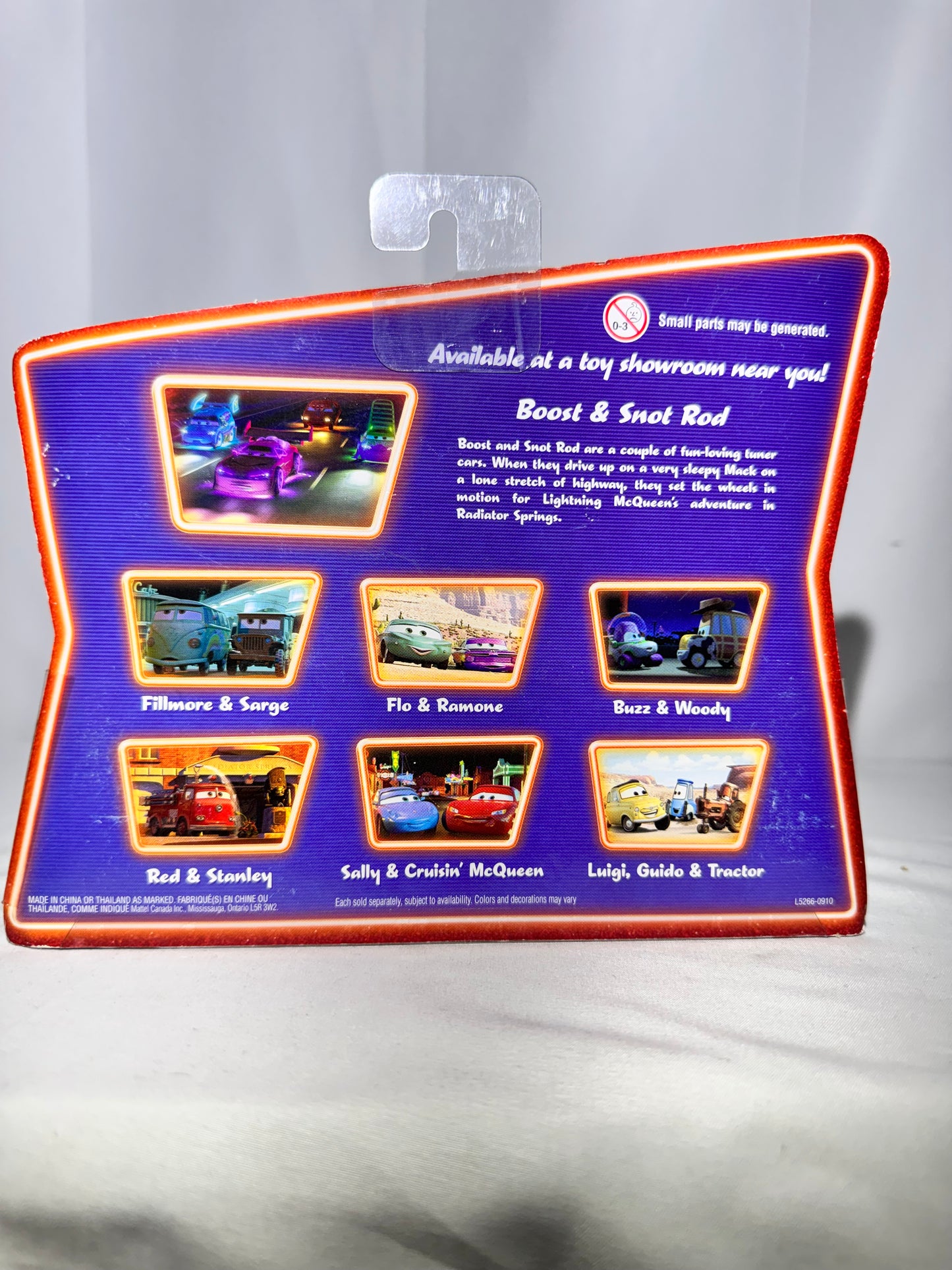 Disney Pixar Cars Movie Moments “Supercharged” 2-Pack – Boost & Snot Rod – Mattel Die-Cast