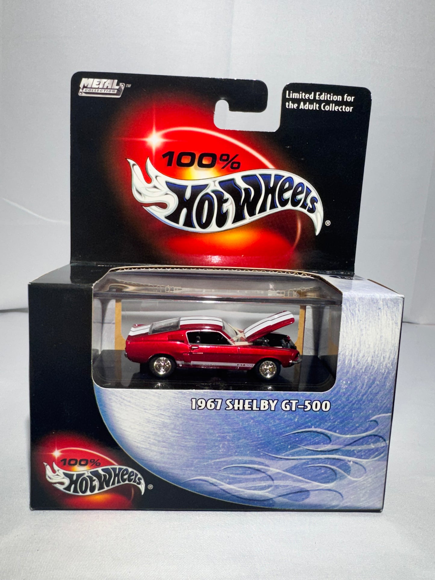 Hot Wheels 1967 Shelby GT-500 – Red with White Pinstripes Limited Edition Diecast (Mattel)