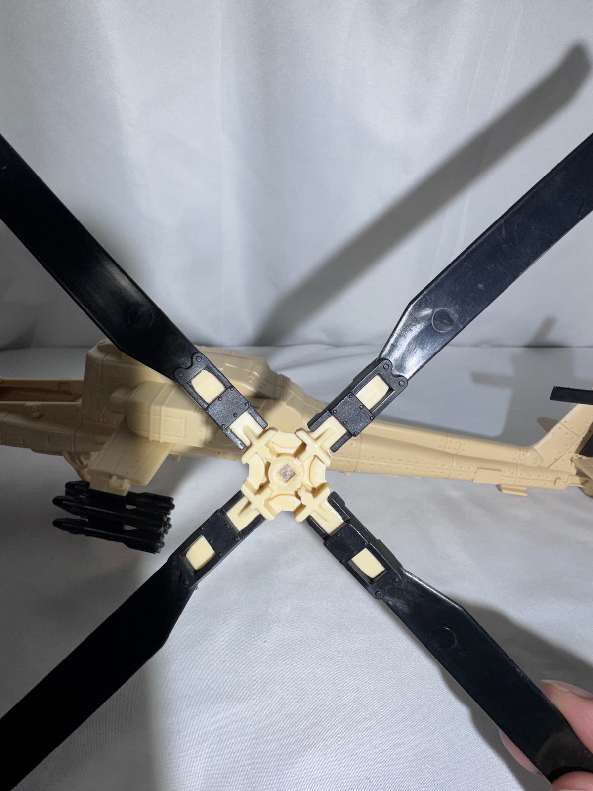 Vintage 1991 G.I. Joe Desert Apache Helicopter – Parts/Incomplete – Includes Instruction Manual