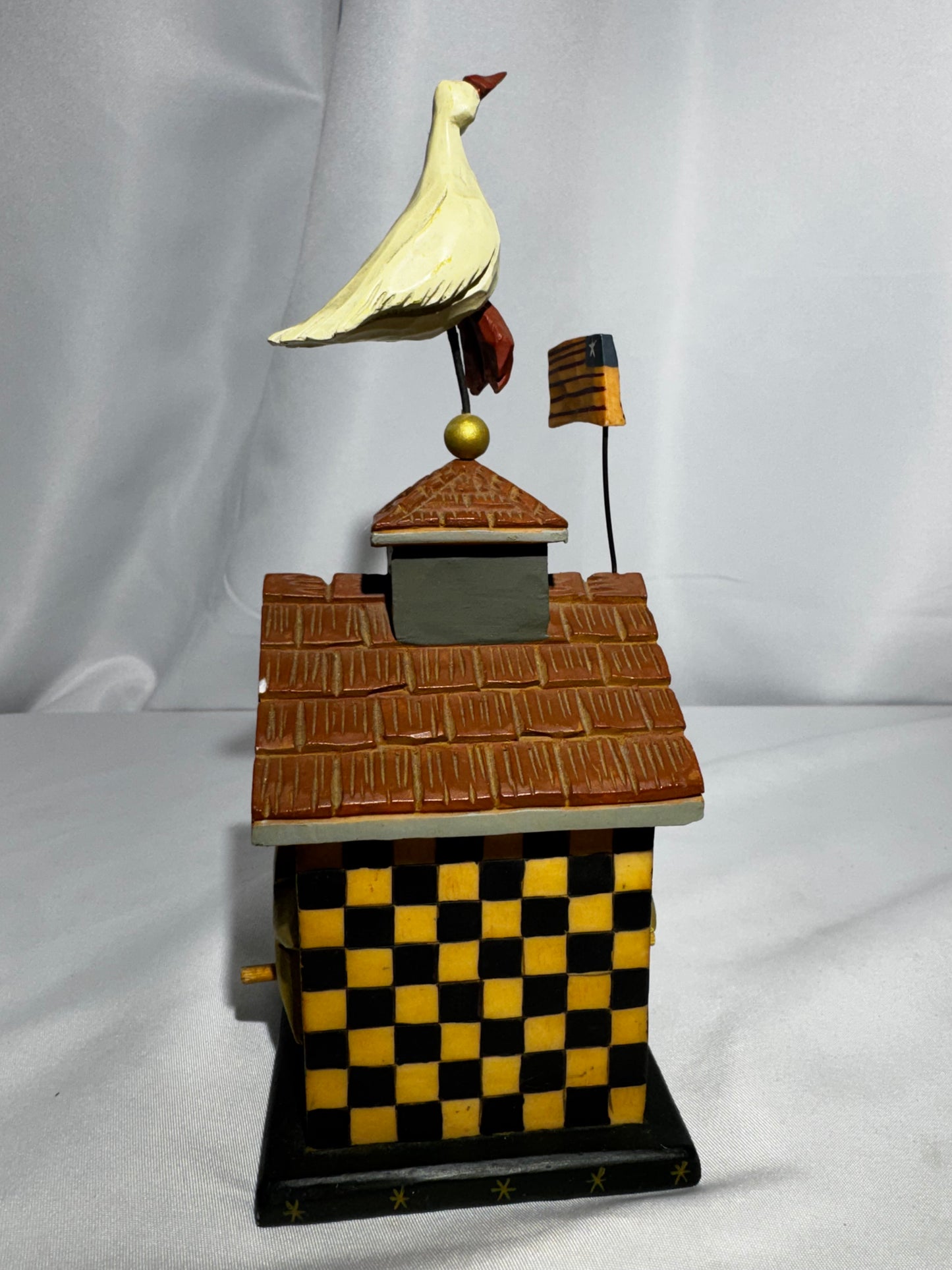 Williraye Studio WW4206 Birdhouse Figurine – Retired 1999 Folk Art Collectible