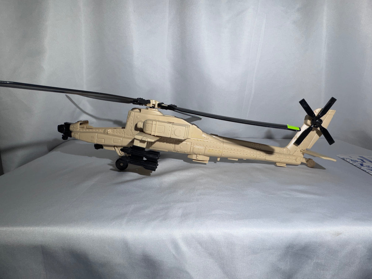 Vintage 1991 G.I. Joe Desert Apache Helicopter – Parts/Incomplete – Includes Instruction Manual