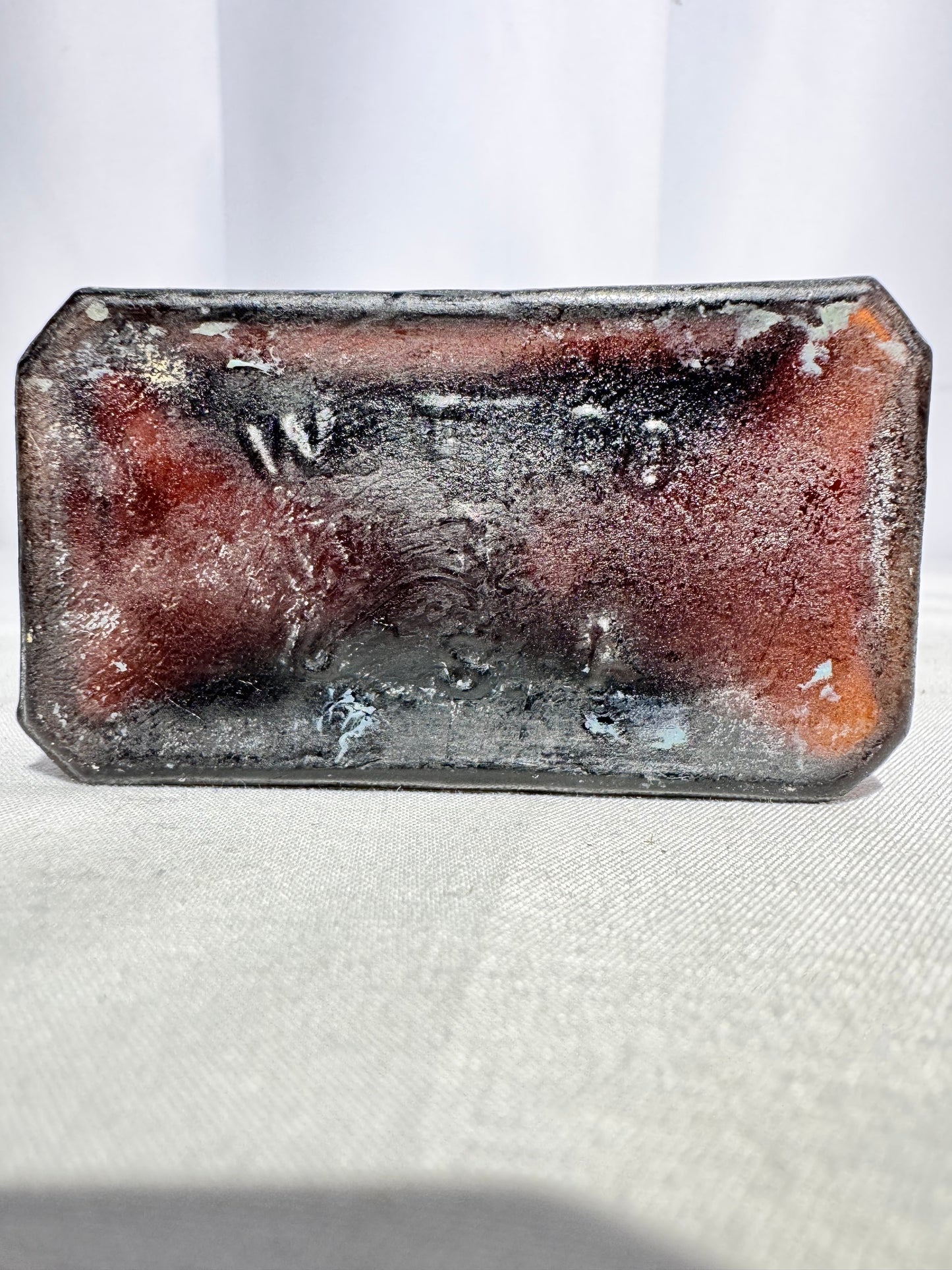 Vintage Amber Glass Apothecary Bottle Roehl’s Reliable Hair Restorer Embossed Antique