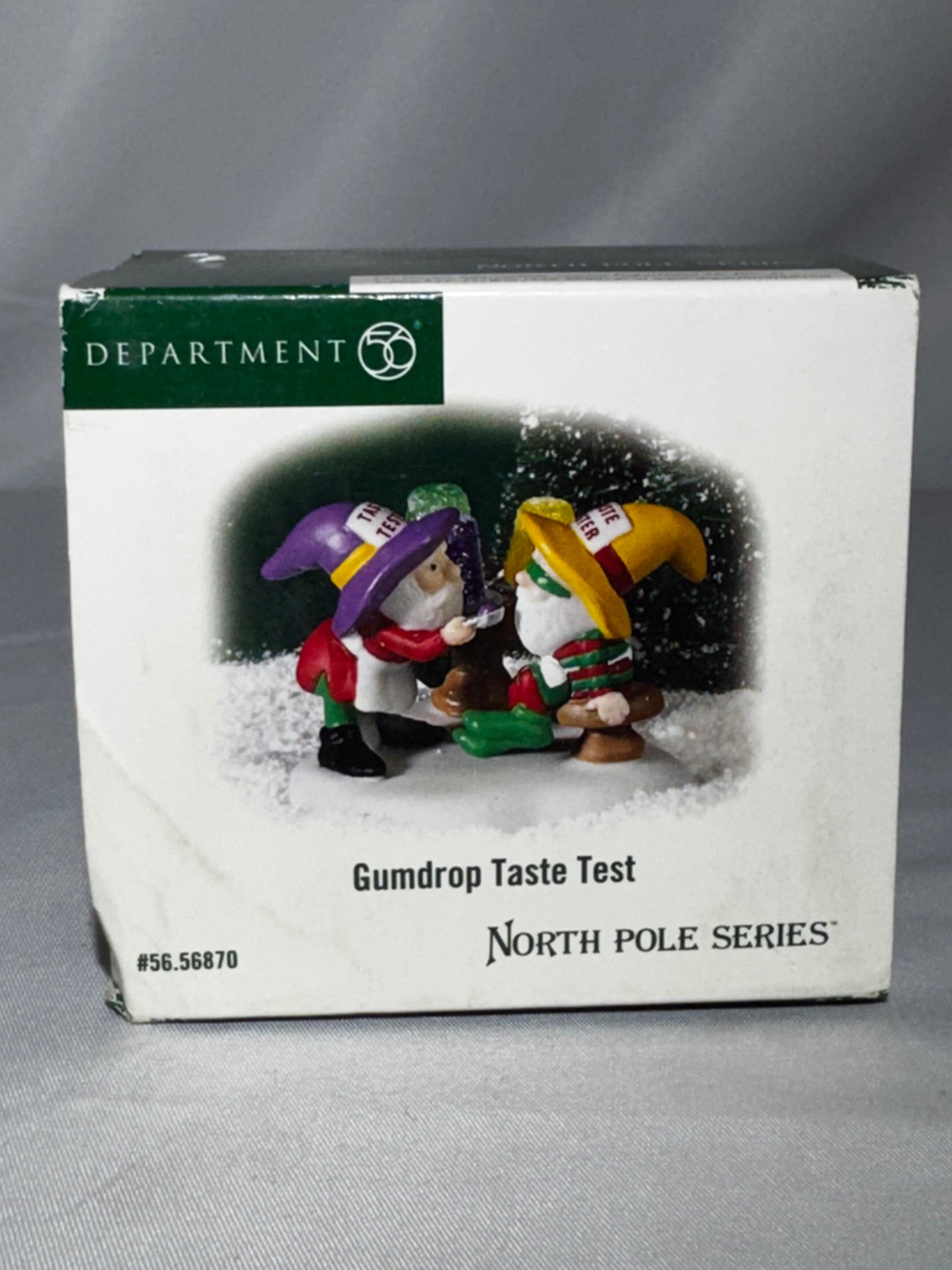 Department 56 North Pole Gumdrop Taste Test #56.56870 Retired w/ Box No Chips