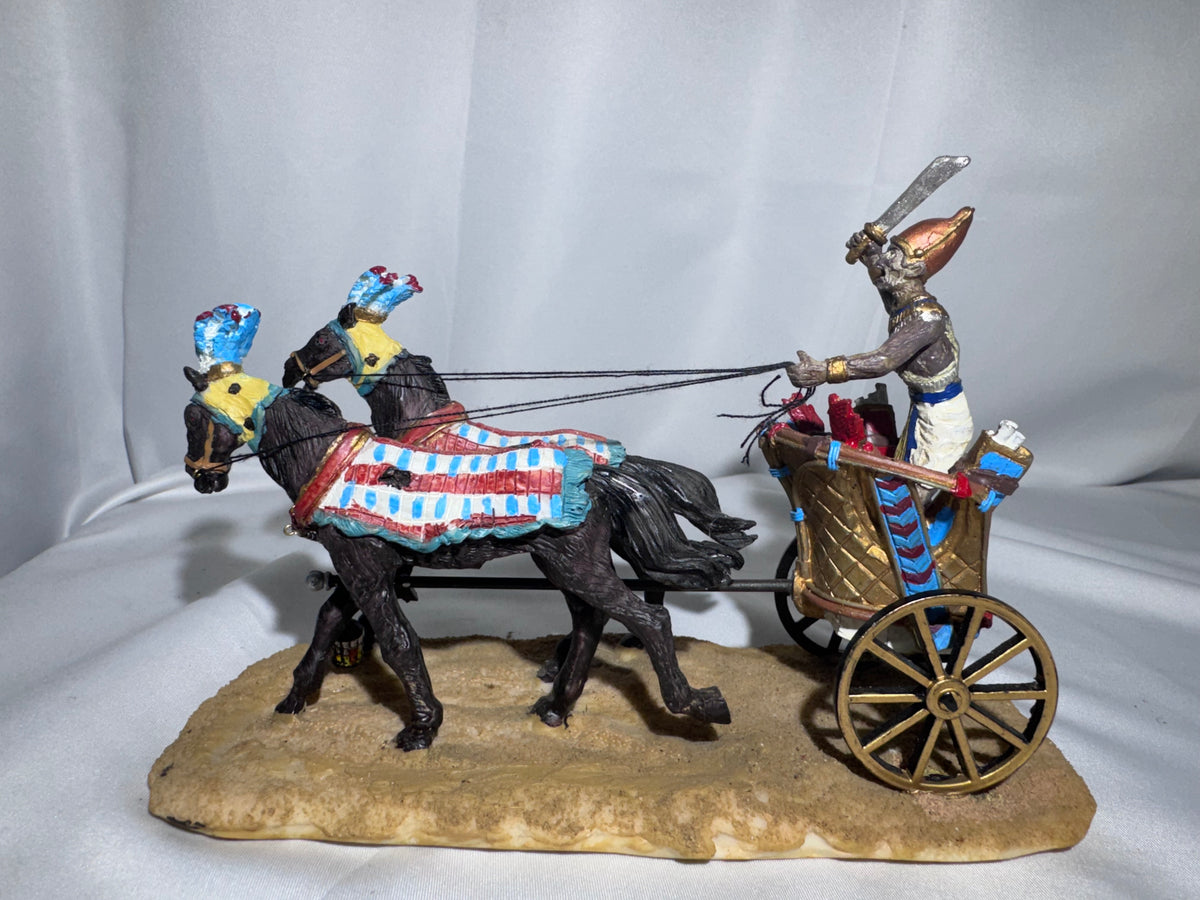 LEMAX Spooky Town CHARIOT #83672 – Halloween Egyptian Zombie Horses – Retired