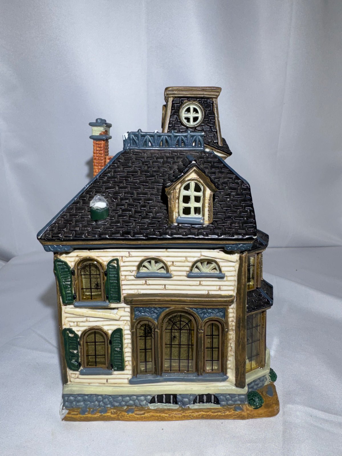 Lemax Spooky Town Greaves Manor #05473 – 2000 Retired Halloween Village Building – Parts/Repair