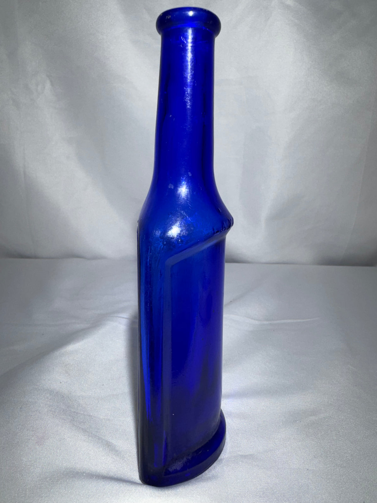 Antique A.J. White Laxol Cobalt Blue Glass Medicine Bottle – New York – 1894 Patent