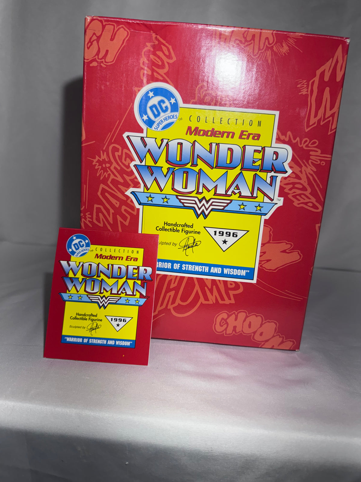 Hallmark 1996 DC Super Heroes Modern Era Wonder Woman Figurine – “Warrior of Strength and Wisdom”