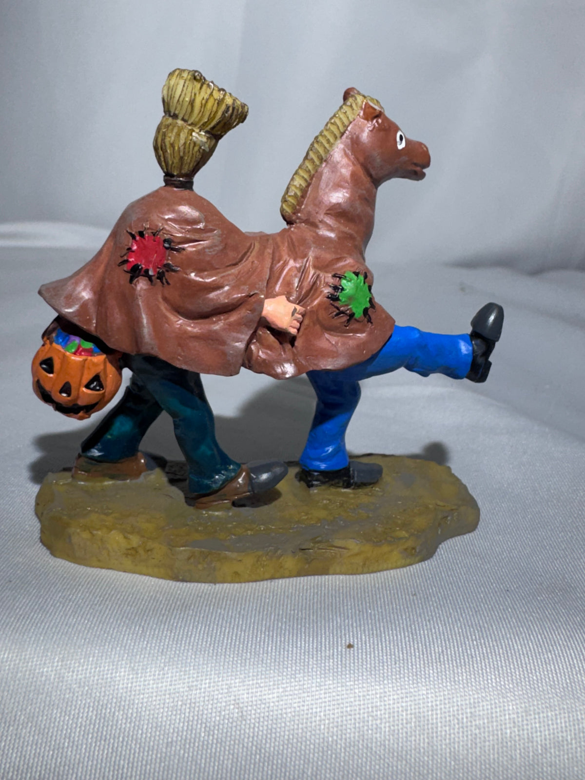 LEMAX Spooky Town Giddy Up Horsy #22594 – Retired Halloween Figurine – 2002