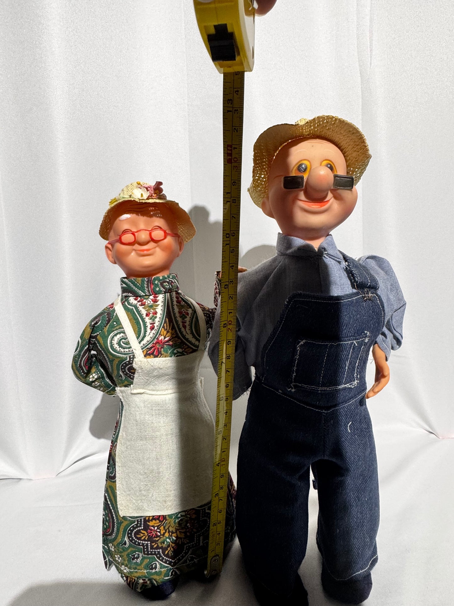 Vintage Granny & Grandpa Dish Soap Bottle Dolls – Country Farmer Style Collectibles