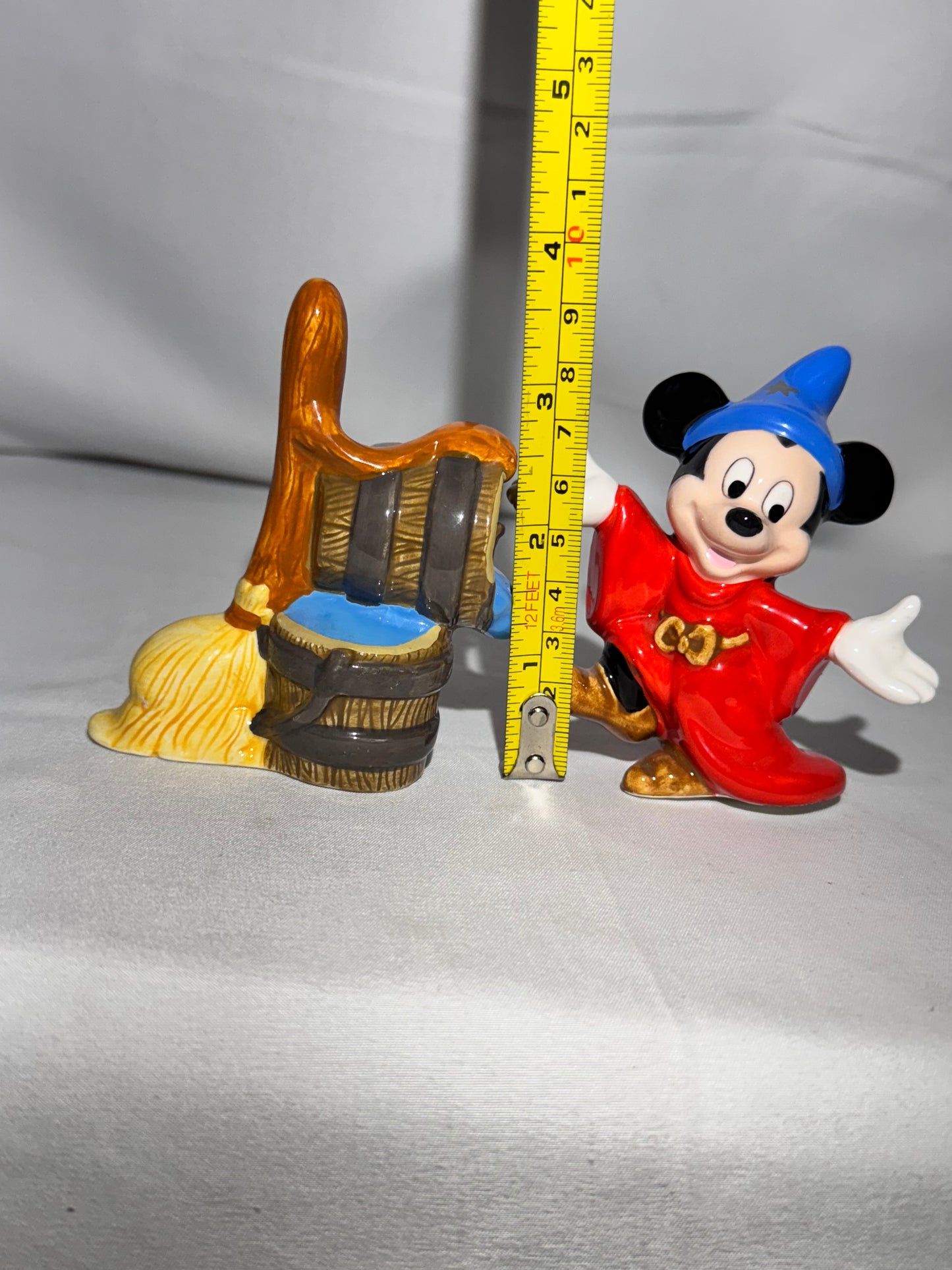 Mickey Mouse- Fantasia-Salt and Pepper shakers- Disney