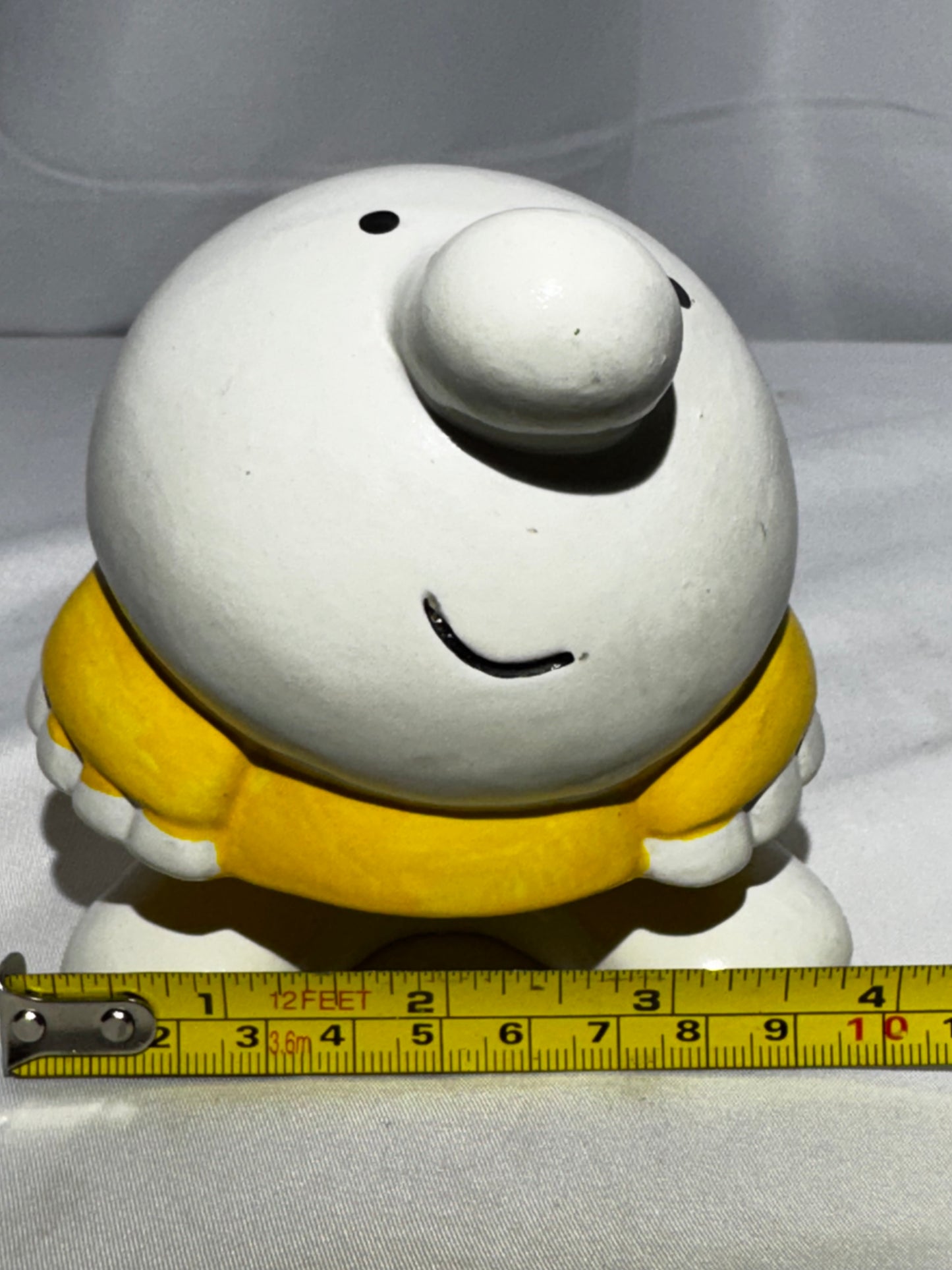 Vintage Ziggy Ceramic Coin Bank Tom Wilson Japan Figure w/ Original Sticker 1980s