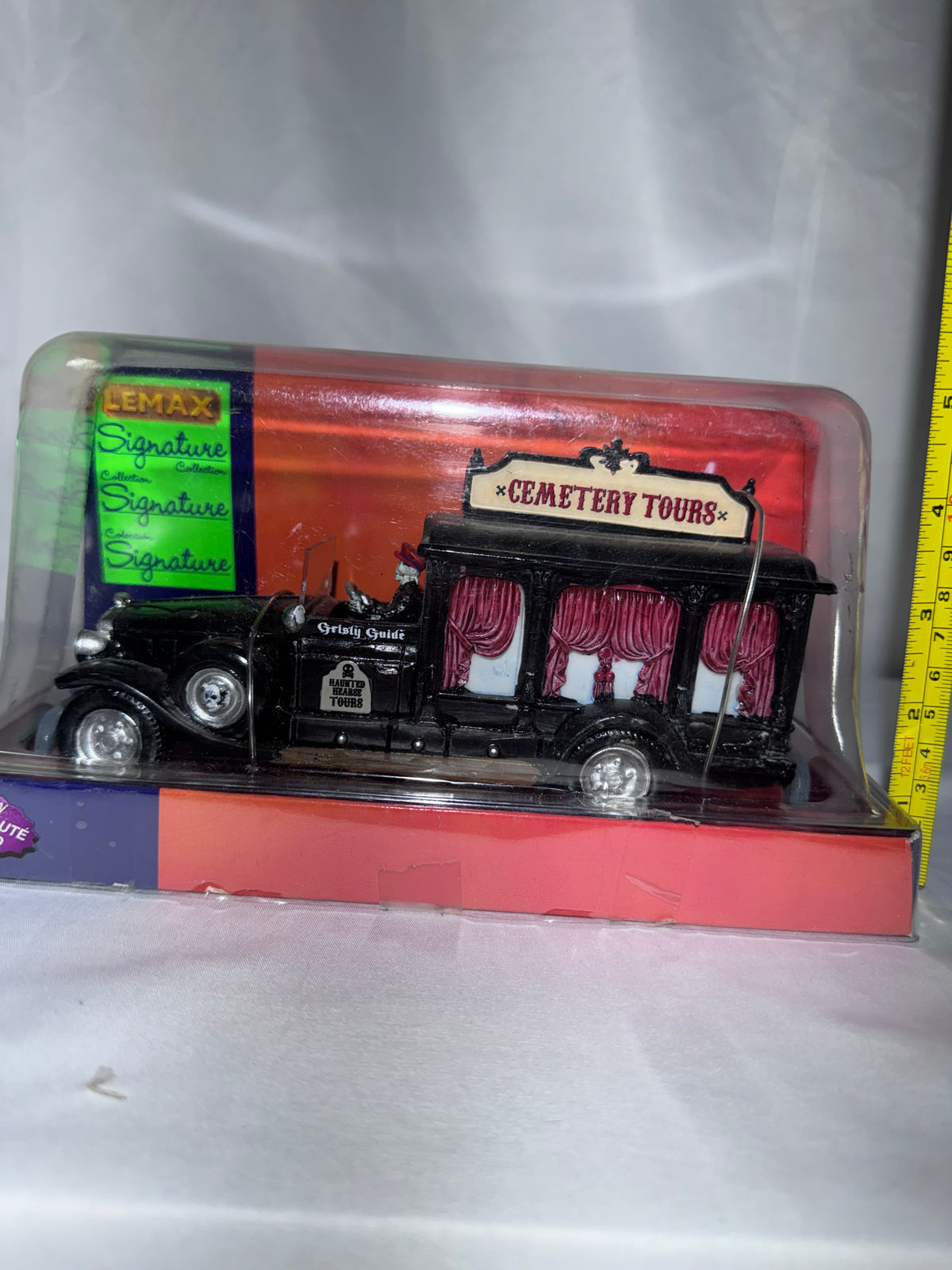 Lemax Spooky Town Cemetery Tour Bus #23956 – Retired – Original Box